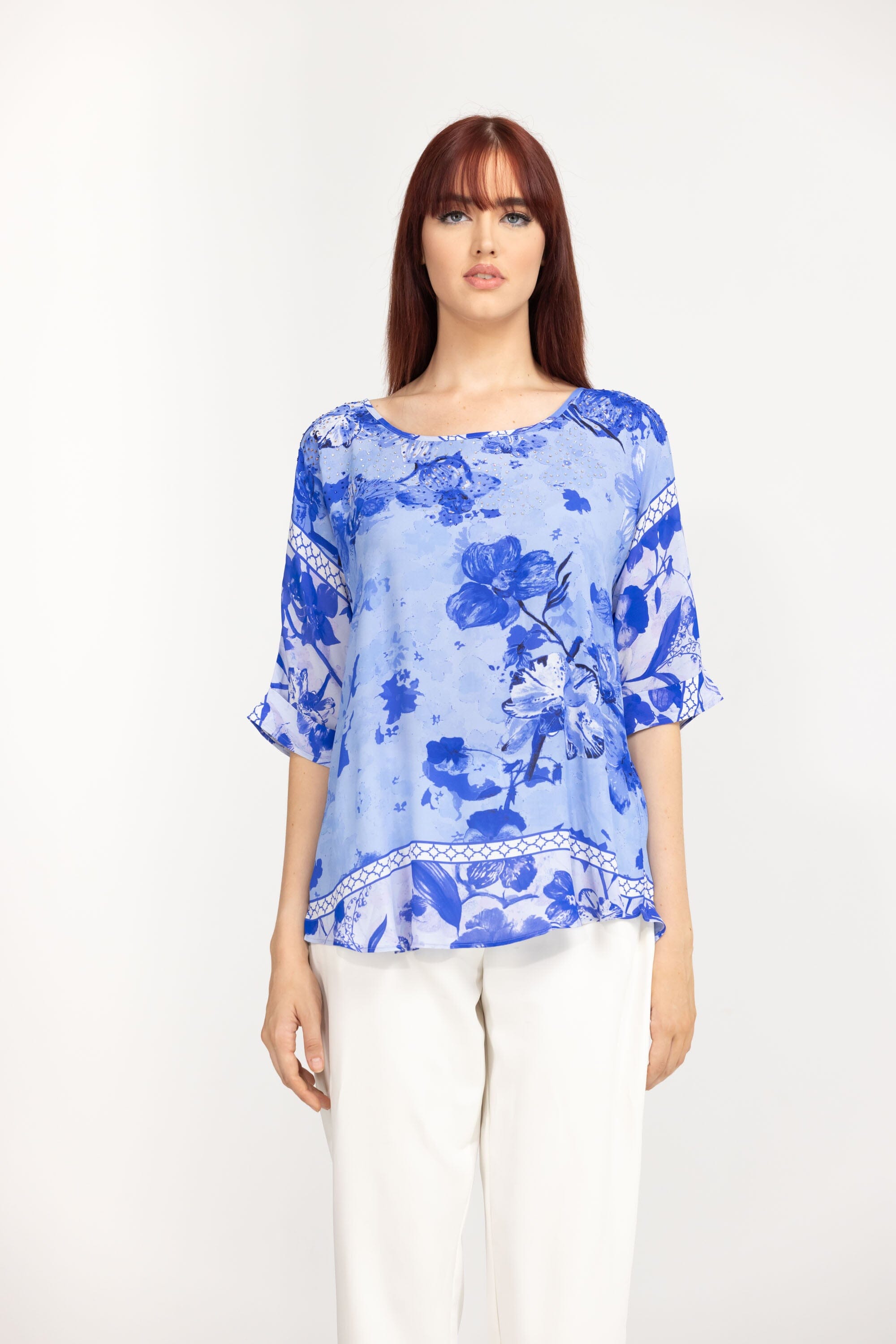 FINLANDIA - KAFTAN TOP (Shorter Style) - TheSwankStore