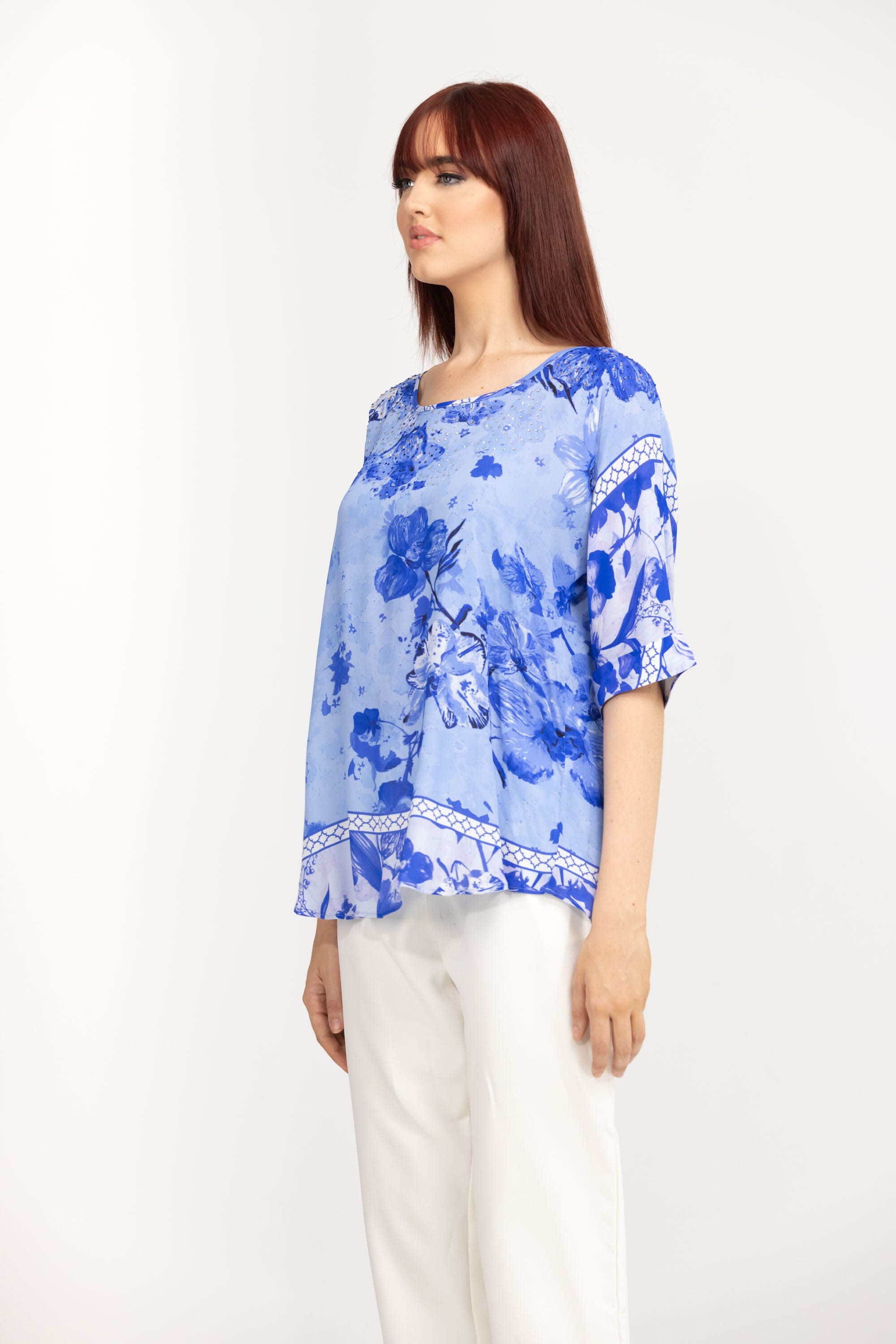 FINLANDIA - KAFTAN TOP (Shorter Style) - TheSwankStore