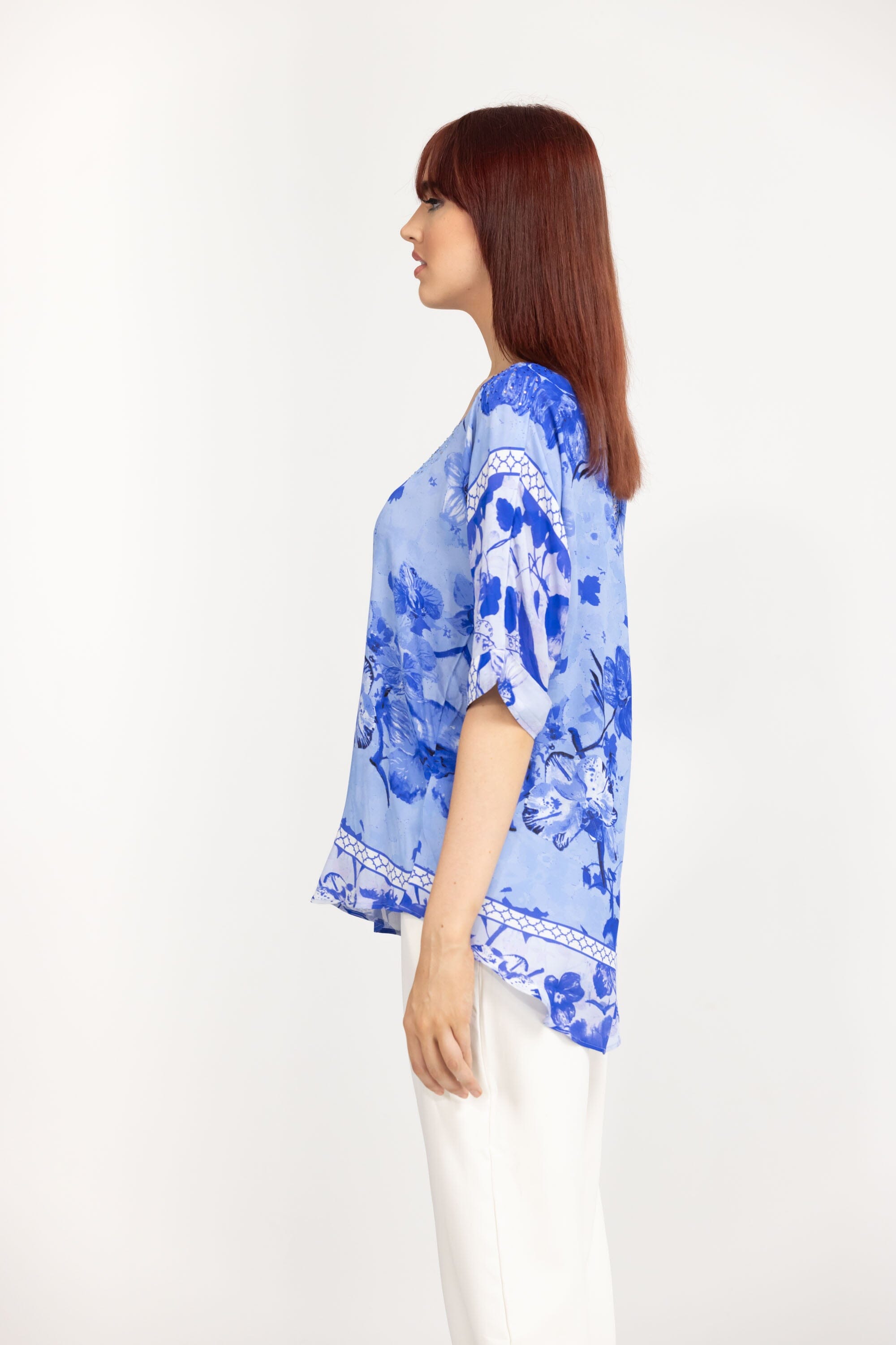 FINLANDIA - KAFTAN TOP (Shorter Style) - TheSwankStore