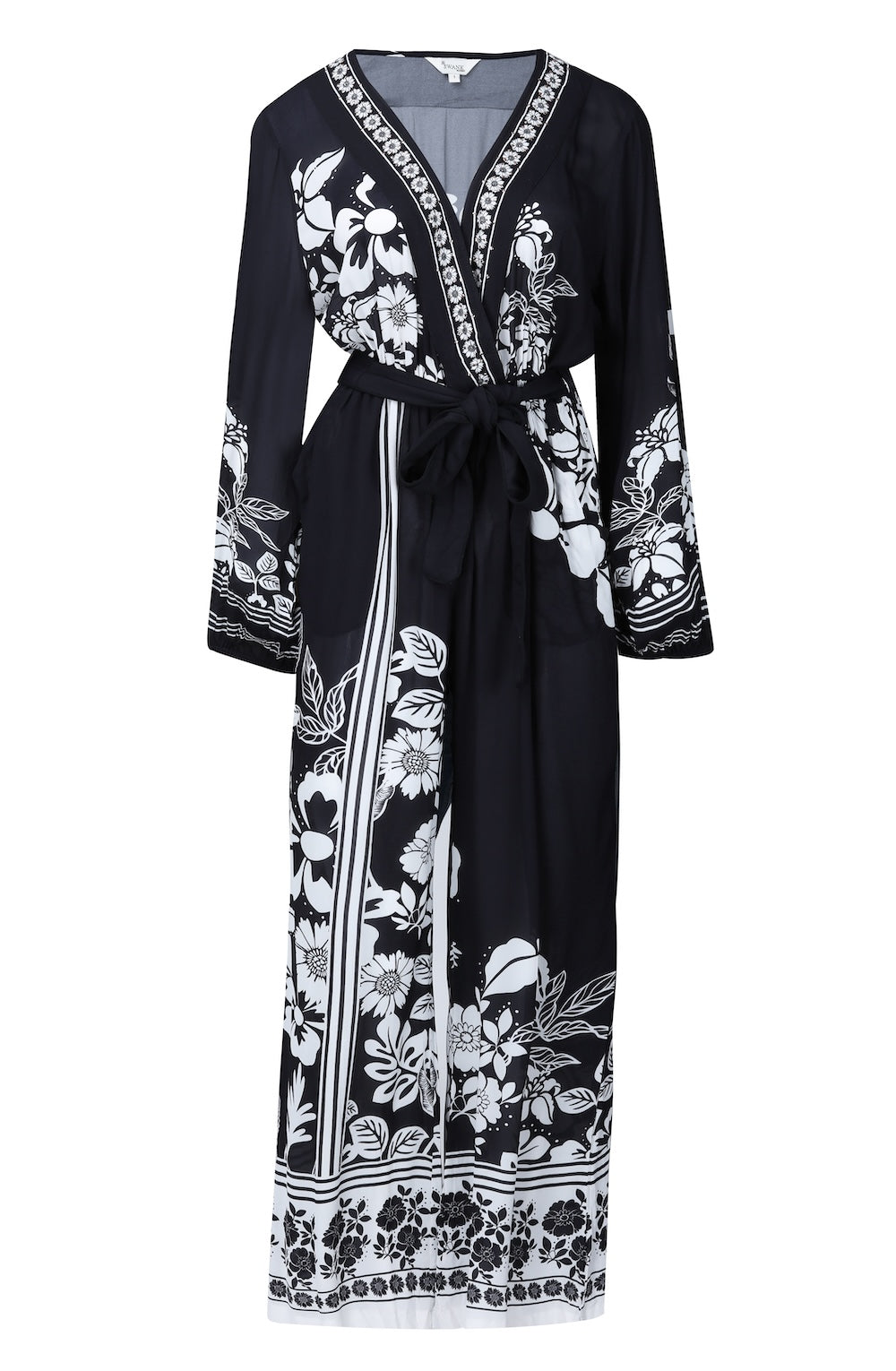 Black and white Avanti Luxe Jumpsuit (TheSwankStore) Viscose fabric