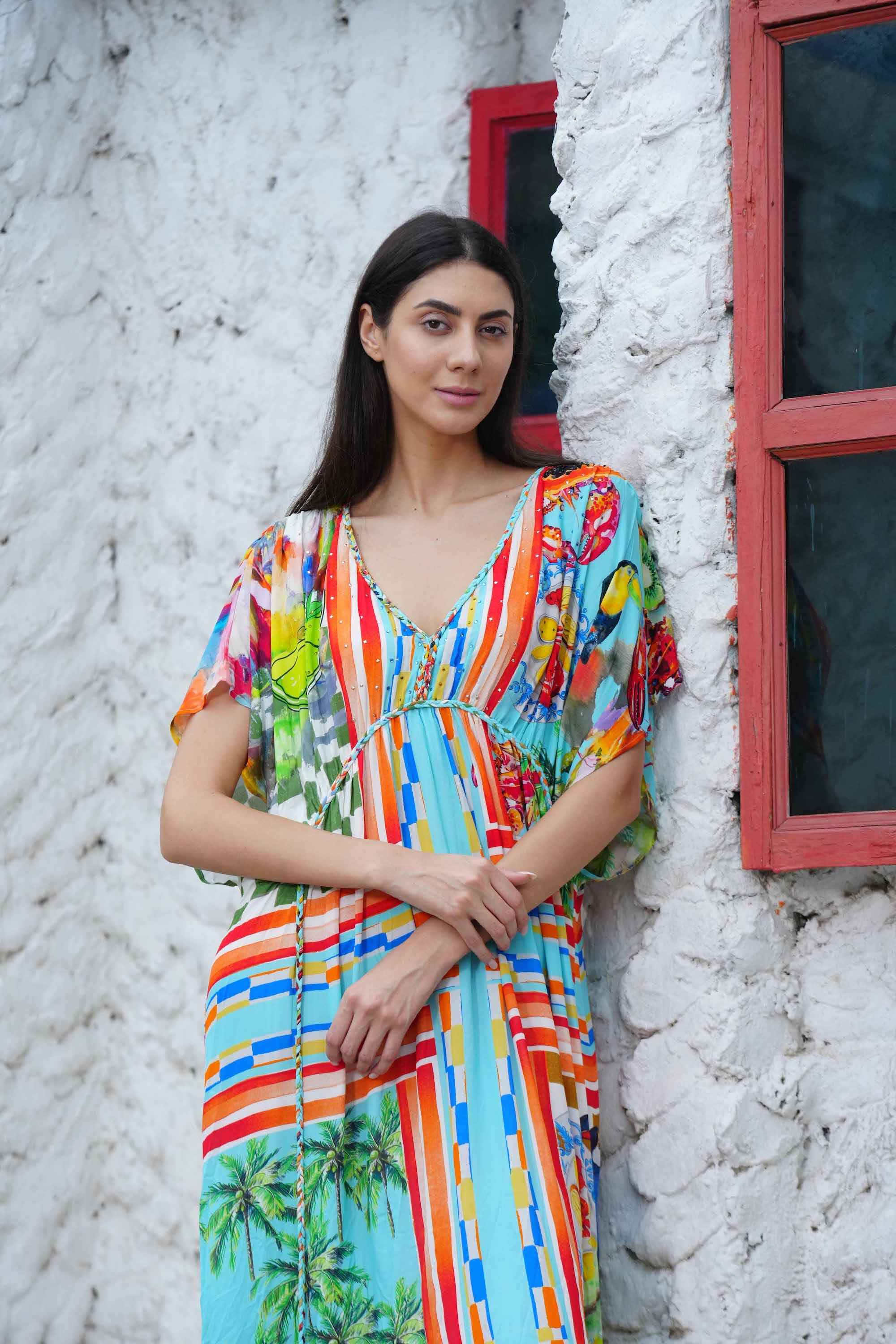 LUCCIANO - LONG KAFTAN KAFTAN TheSwankStore 