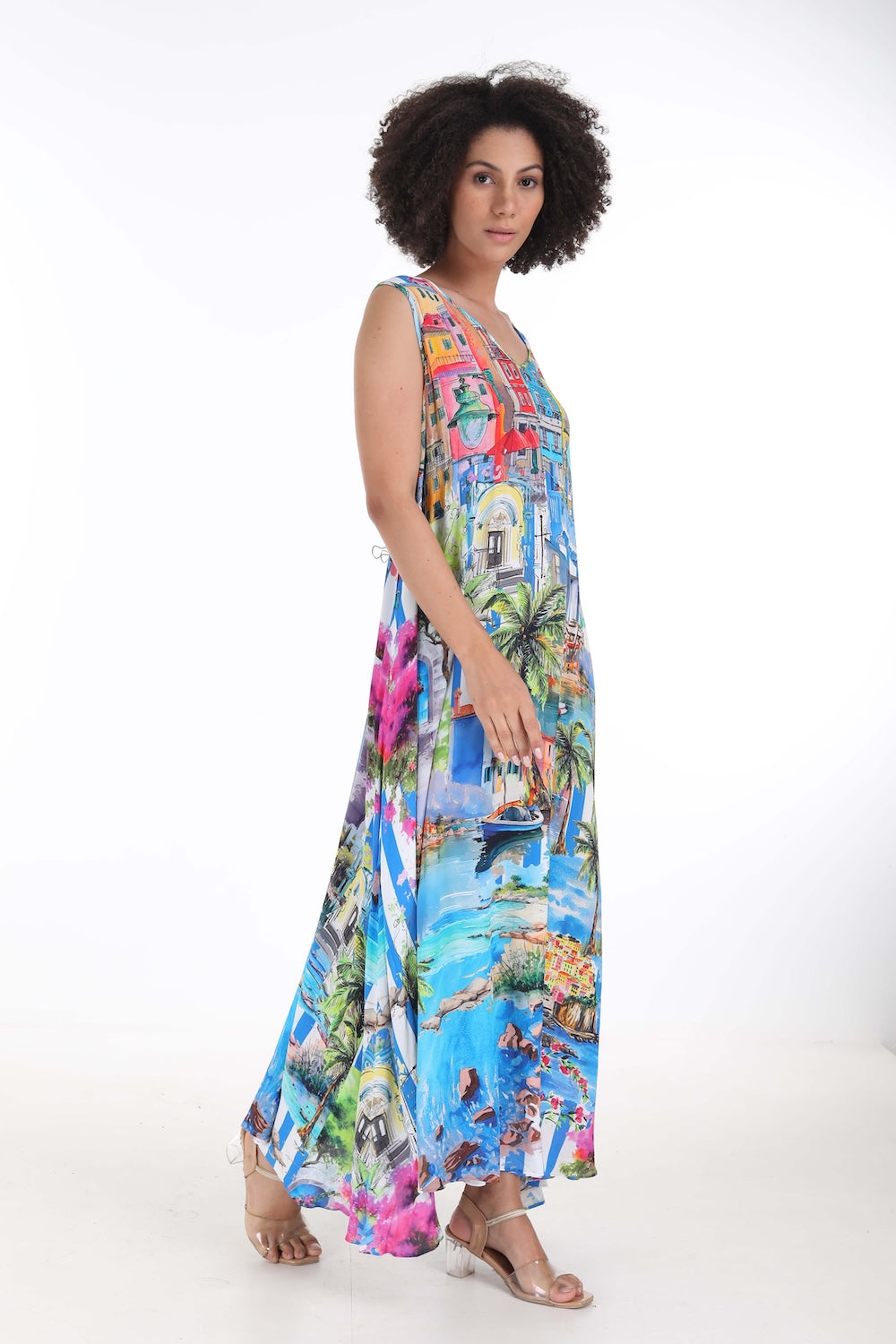 ST TROPEZ - SLEEVELESS MAXI DRESS
