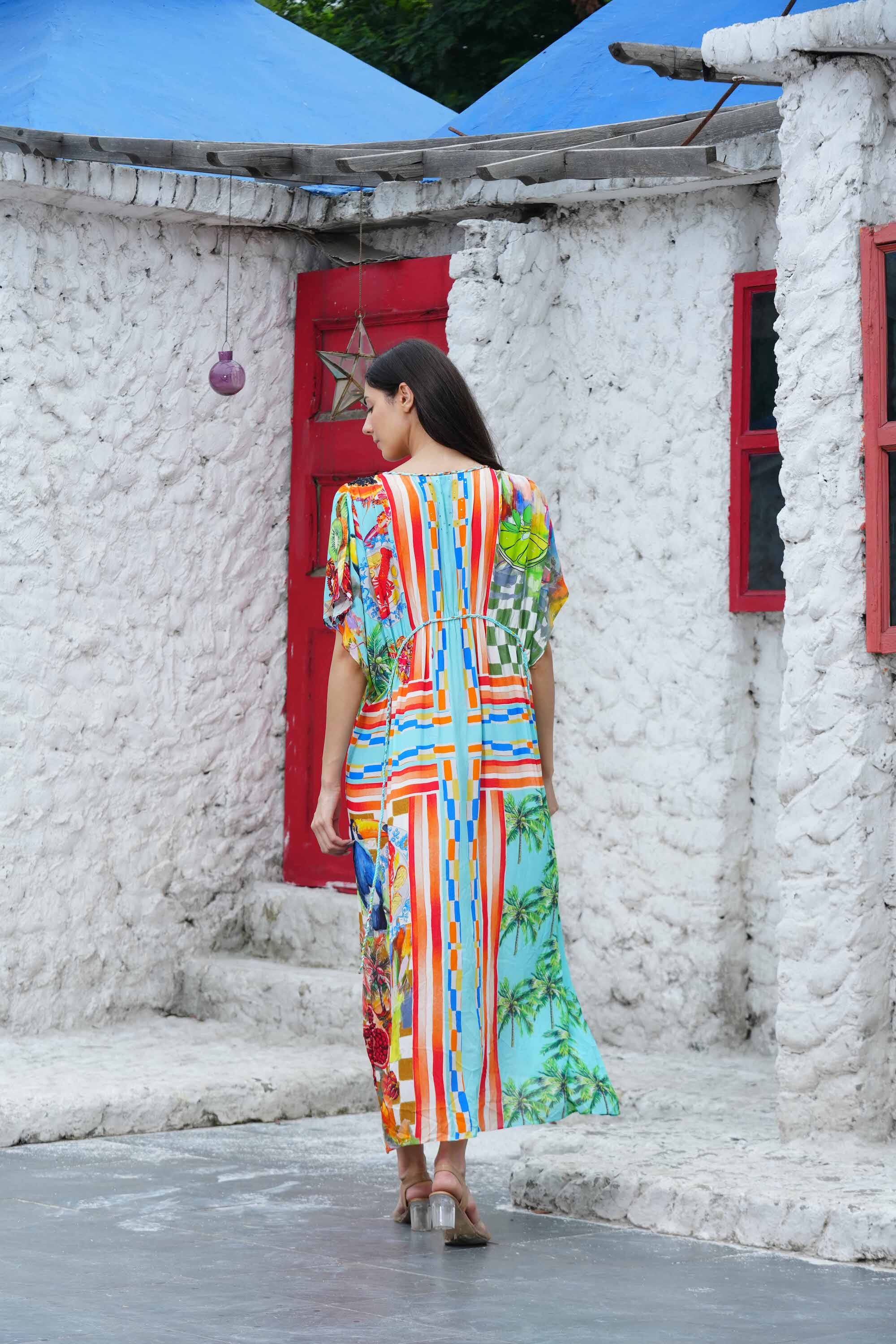 LUCCIANO - LONG KAFTAN KAFTAN TheSwankStore 