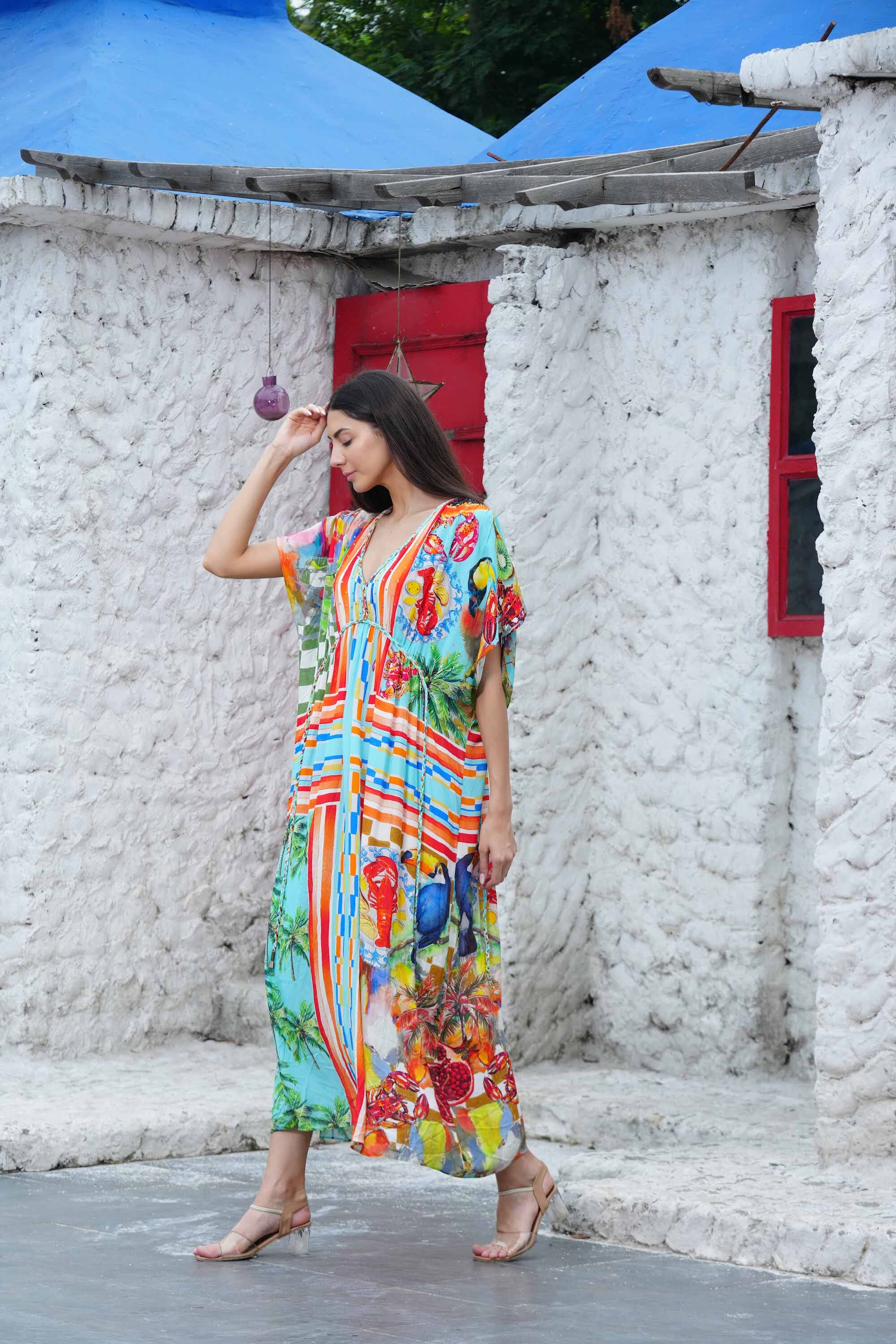 LUCCIANO - LONG KAFTAN KAFTAN TheSwankStore 