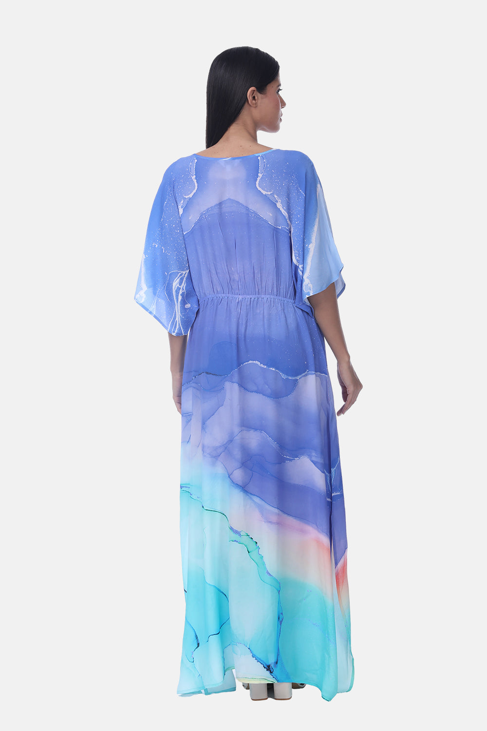 TEMPER BLUE - PEONY DRESS