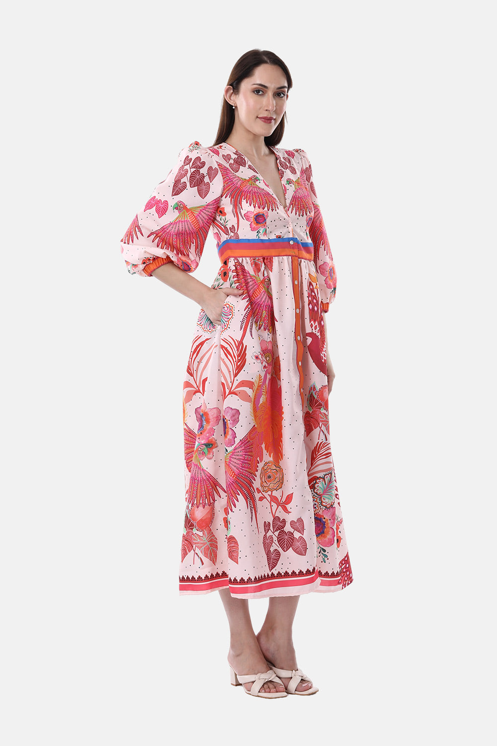 BIRDS OF PARADISE - SAIGON DRESS