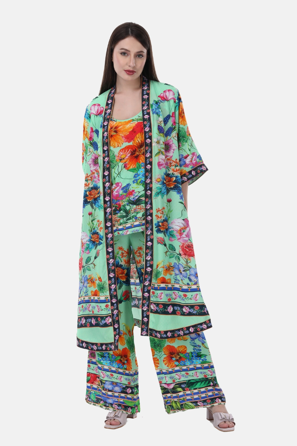AMOUR GARDENIA - KIMONO LONG