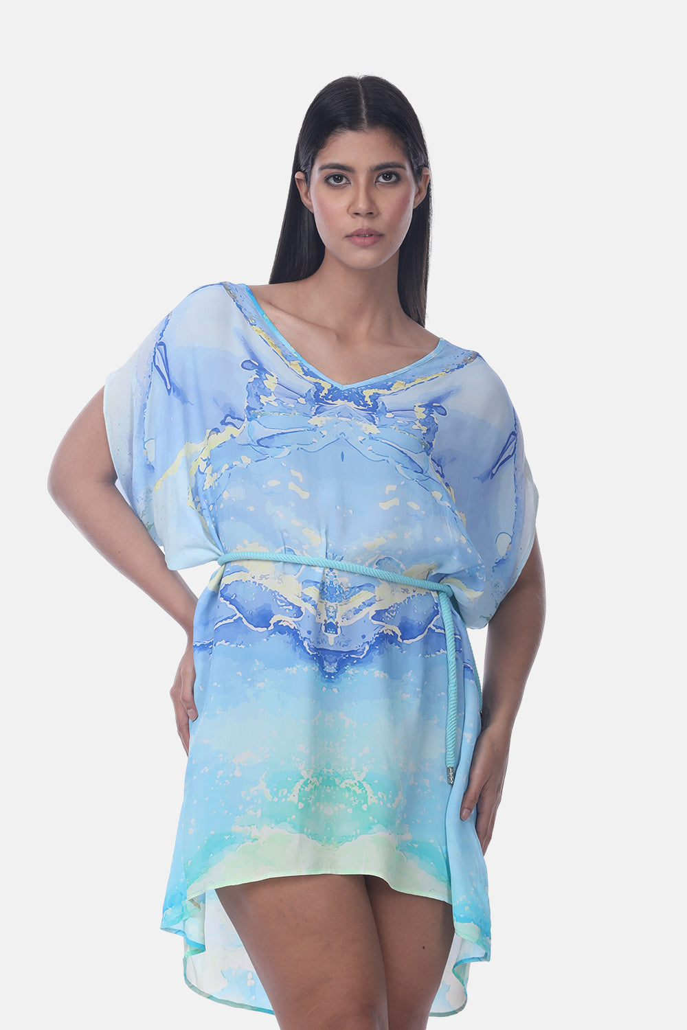 TEMPER BLUE - KAFTAN TUNIC