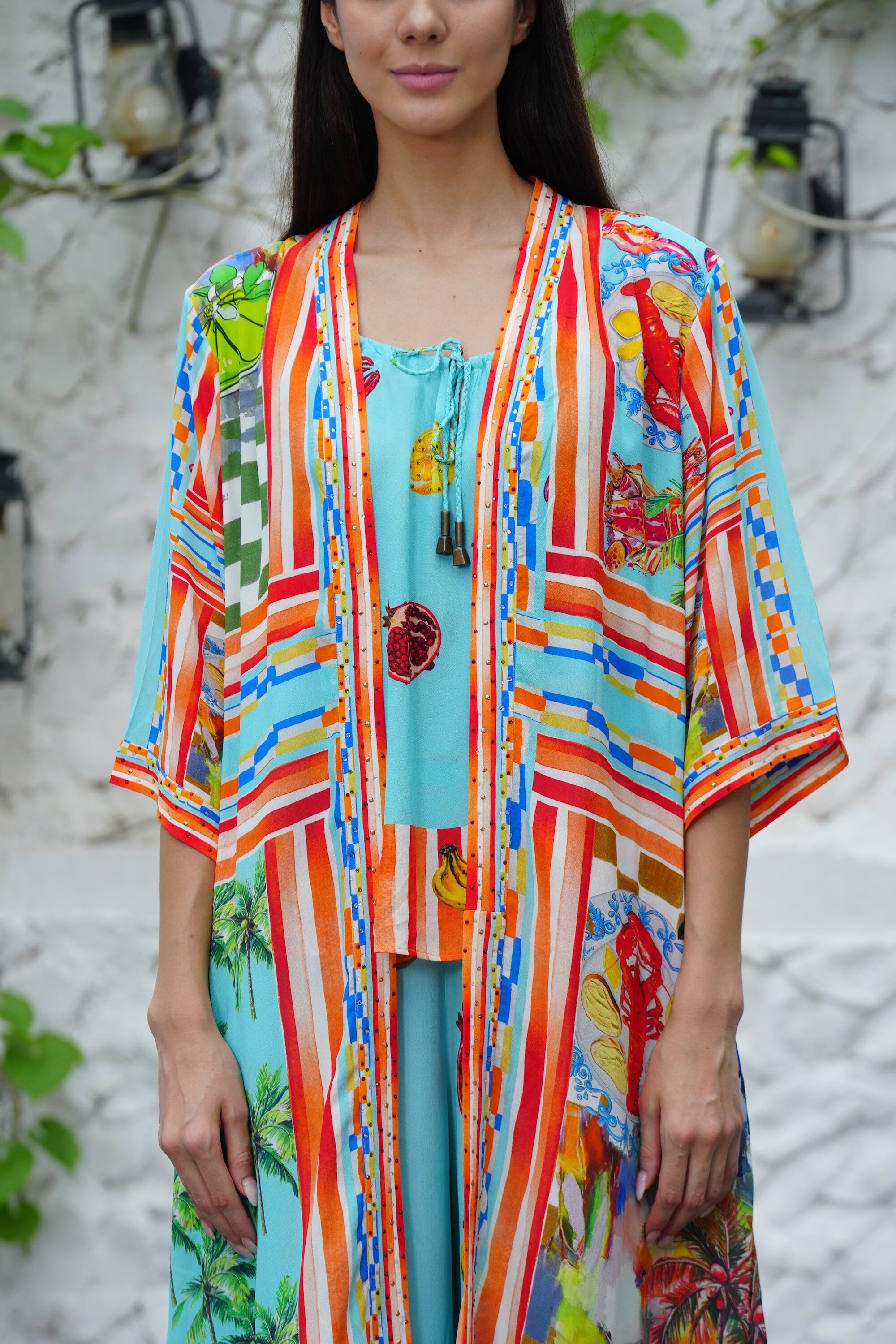 LUCCIANO - KIMONO SHRUG (LONG) (Copy) SHRUG TheSwankStore 