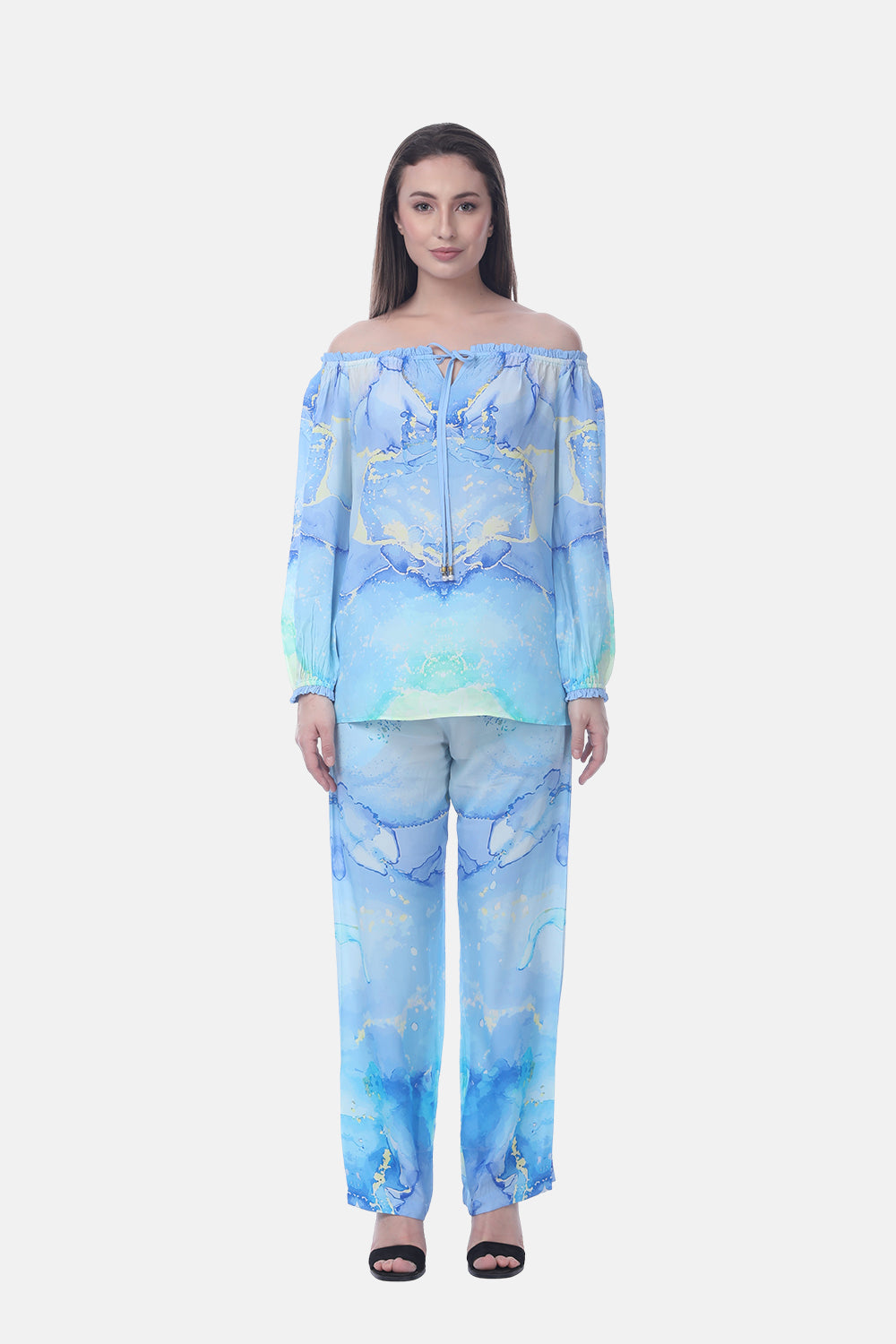 TEMPER BLUE - CALLA TOP