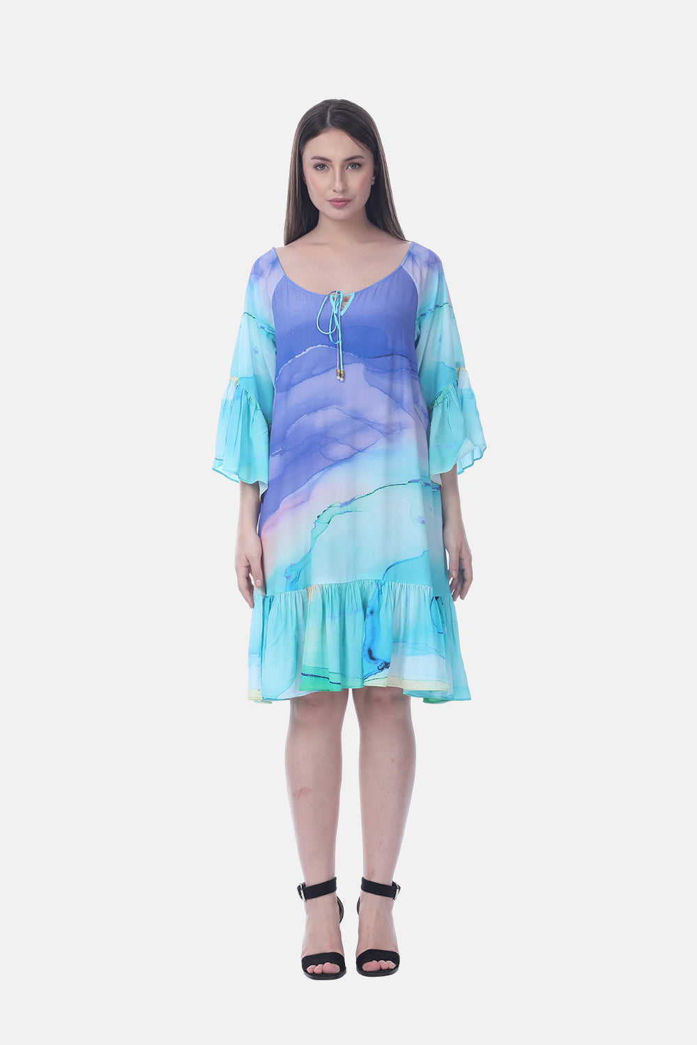 TEMPER BLUE - GYPSY DRESS