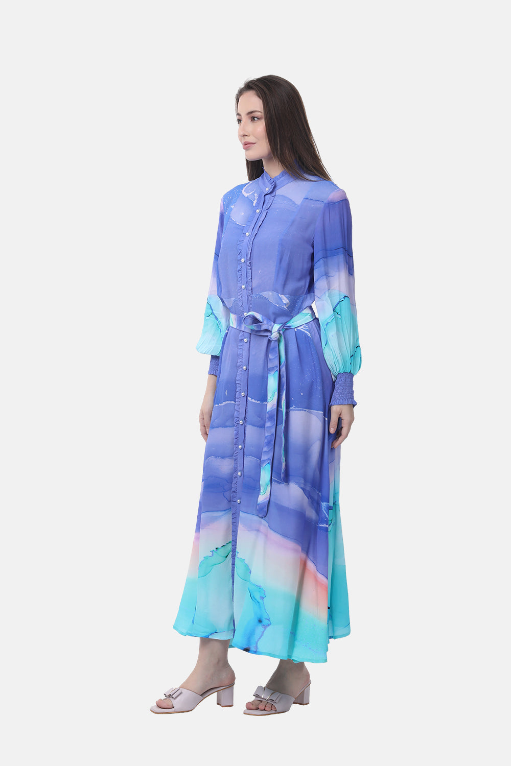 TEMPER BLUE - FREYA DRESS
