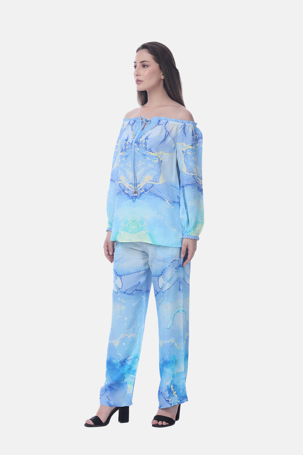 TEMPER BLUE - CALLA TOP