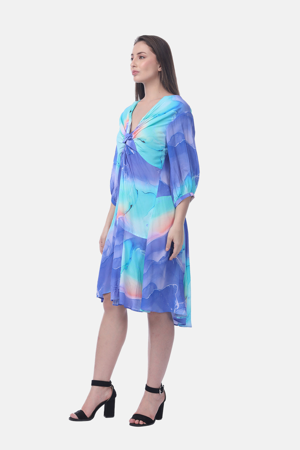 TEMPER BLUE - ANASTASIA DRESS
