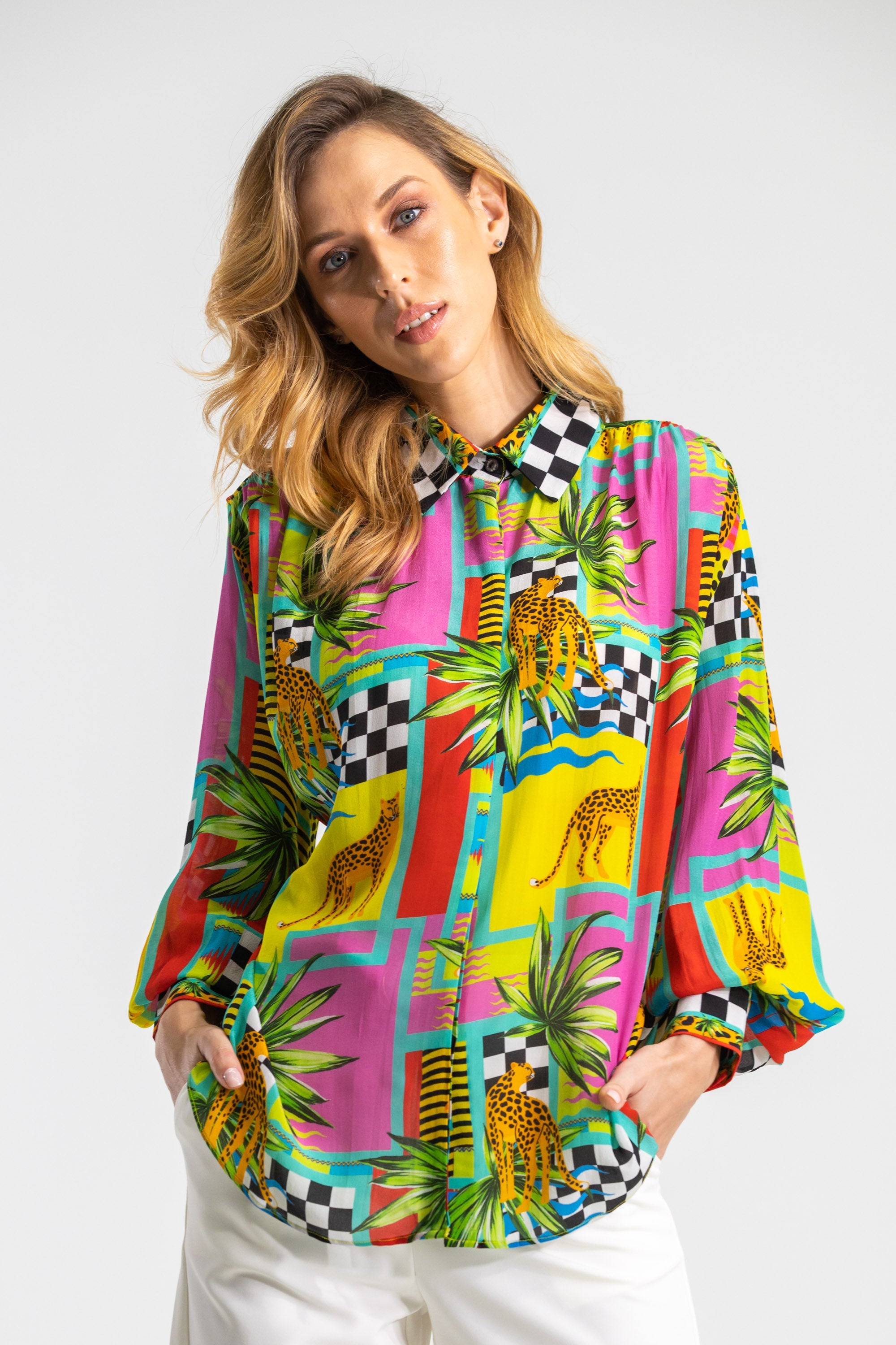 PANTHERA - PUFF SLEEVE SHIRT