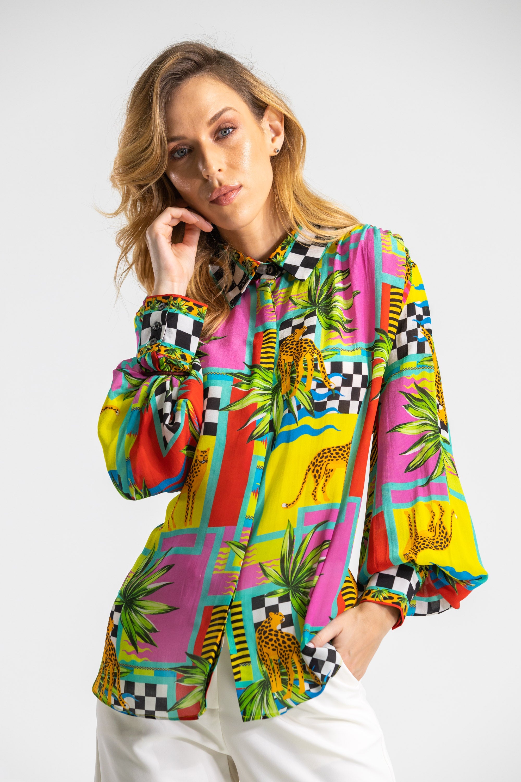 PANTHERA - PUFF SLEEVE SHIRT