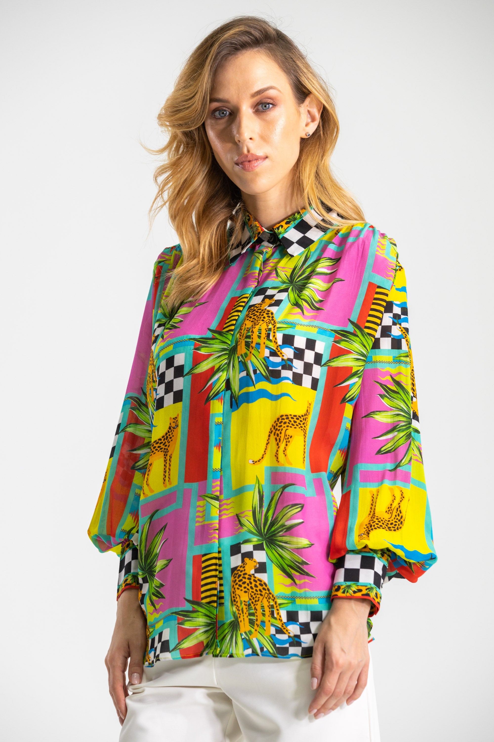 PANTHERA - PUFF SLEEVE SHIRT