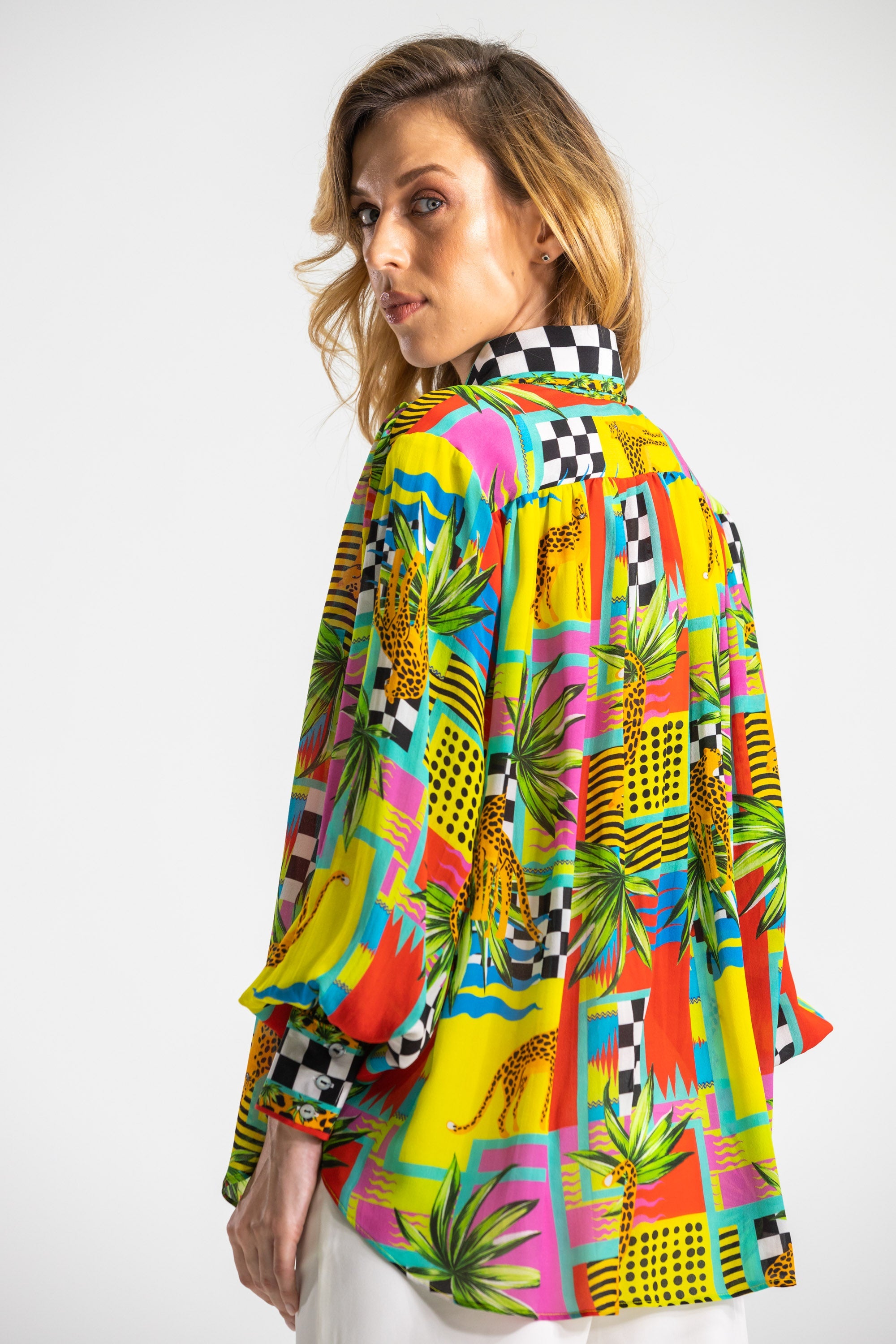 PANTHERA - PUFF SLEEVE SHIRT