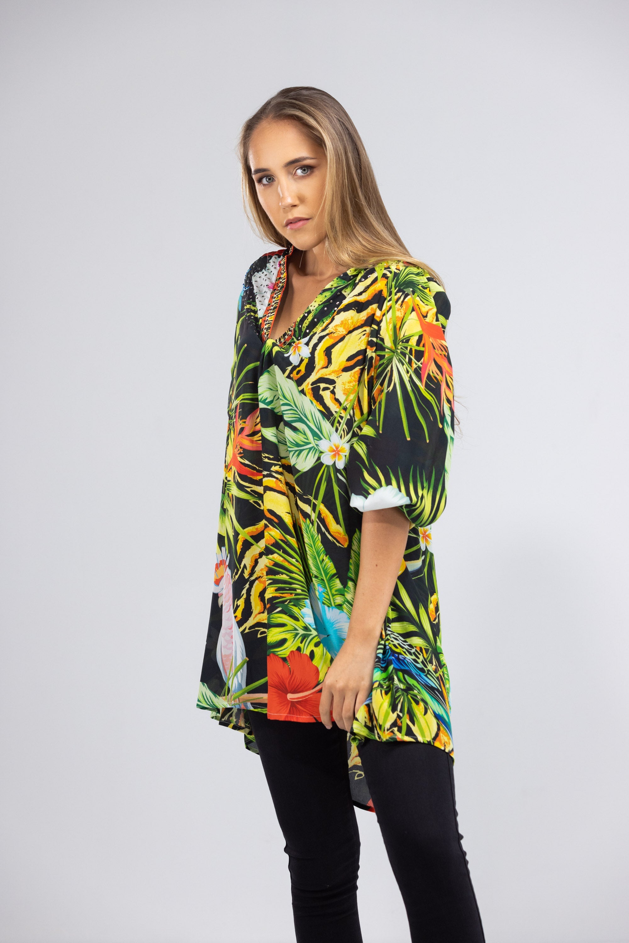 DARWIN - V NECK DRESS