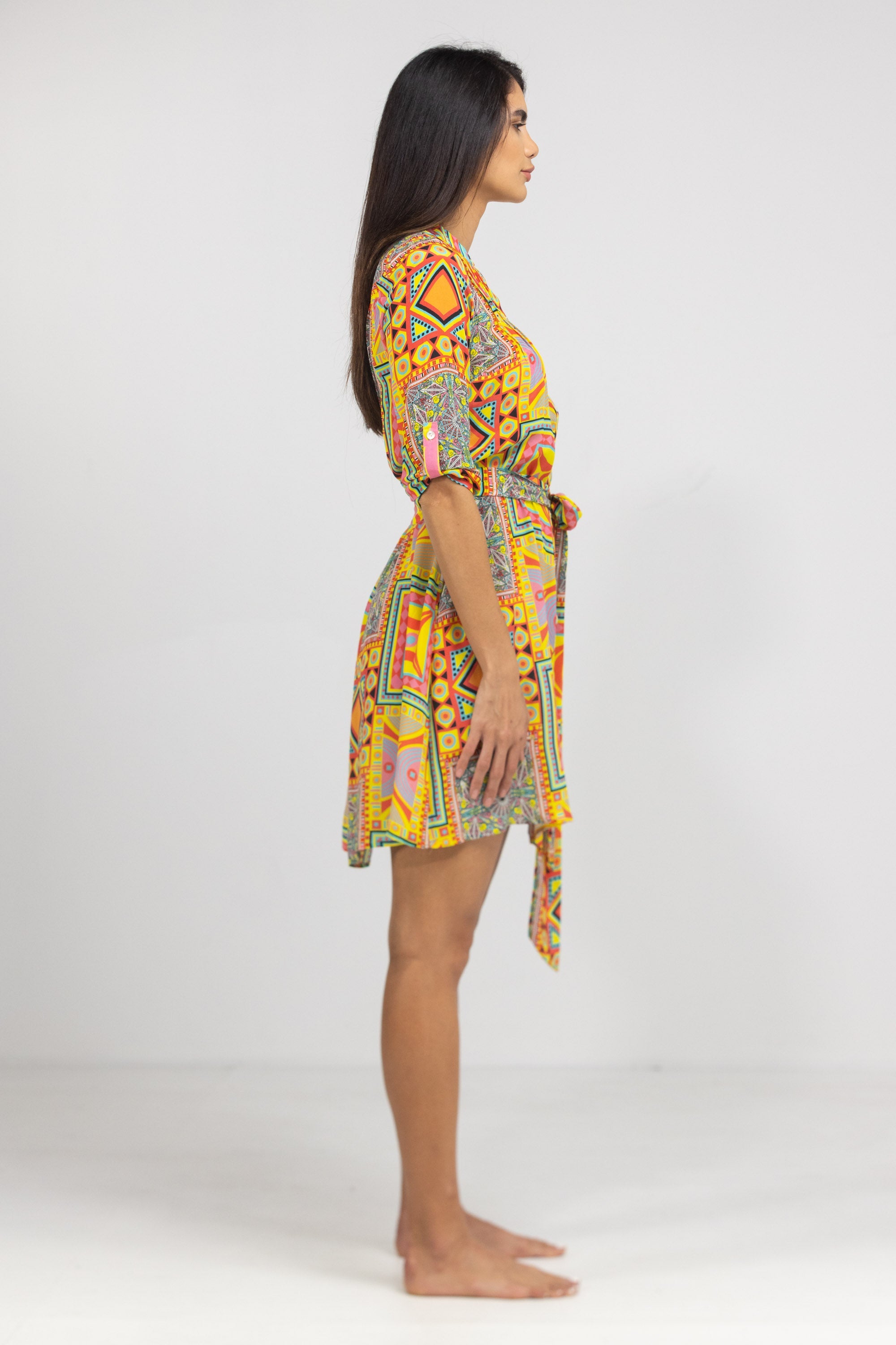 HOBART - PINTUCKS DRESS