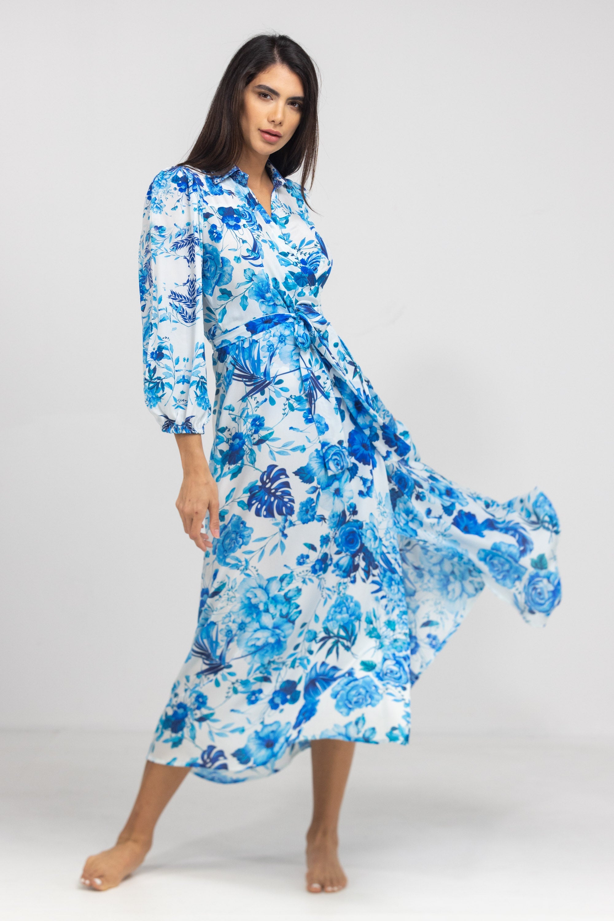 SYDNEY - SHIRT COLLAR DRESS