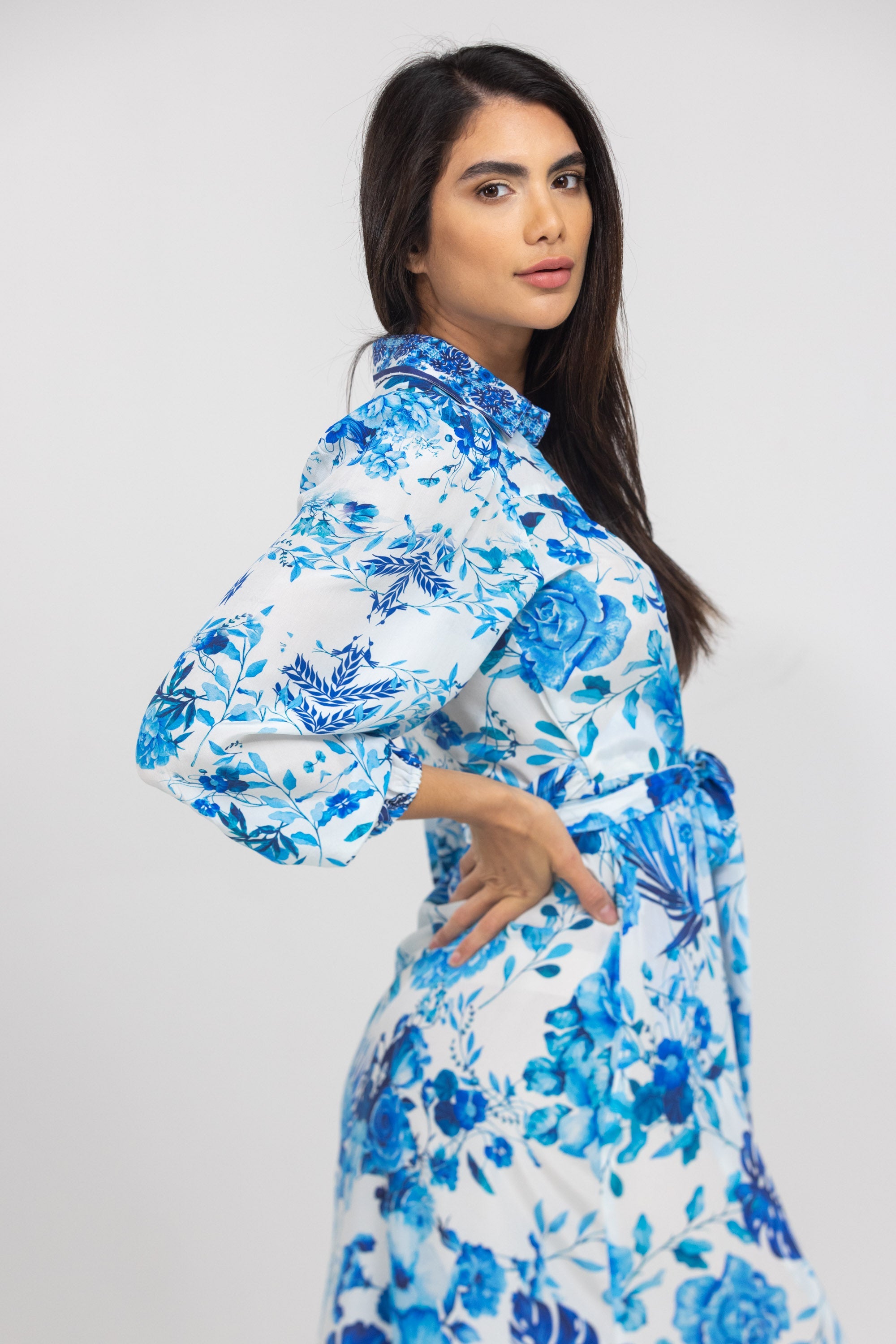 SYDNEY - SHIRT COLLAR DRESS