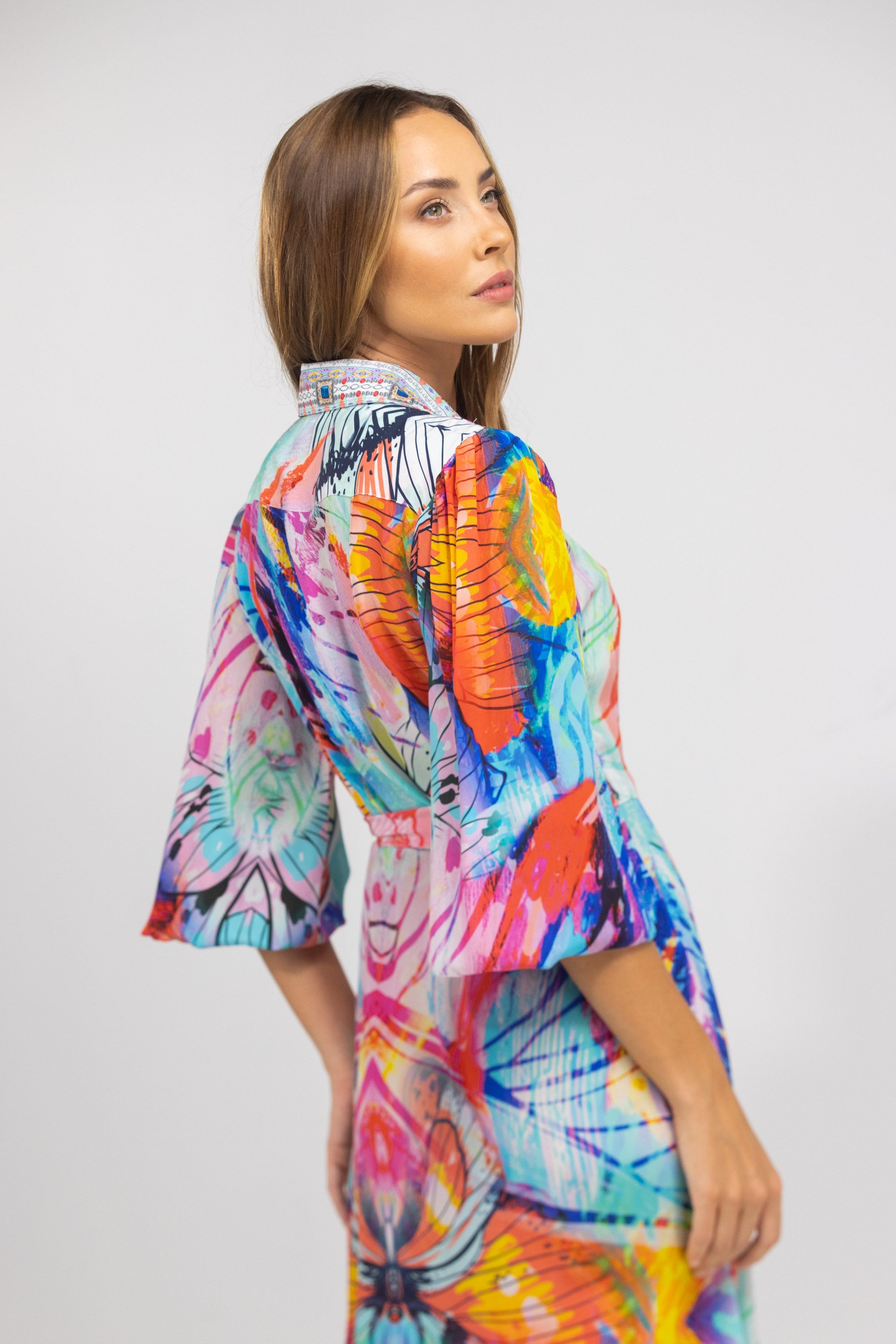 CANBERRA - SHIRT COLLAR DRESS