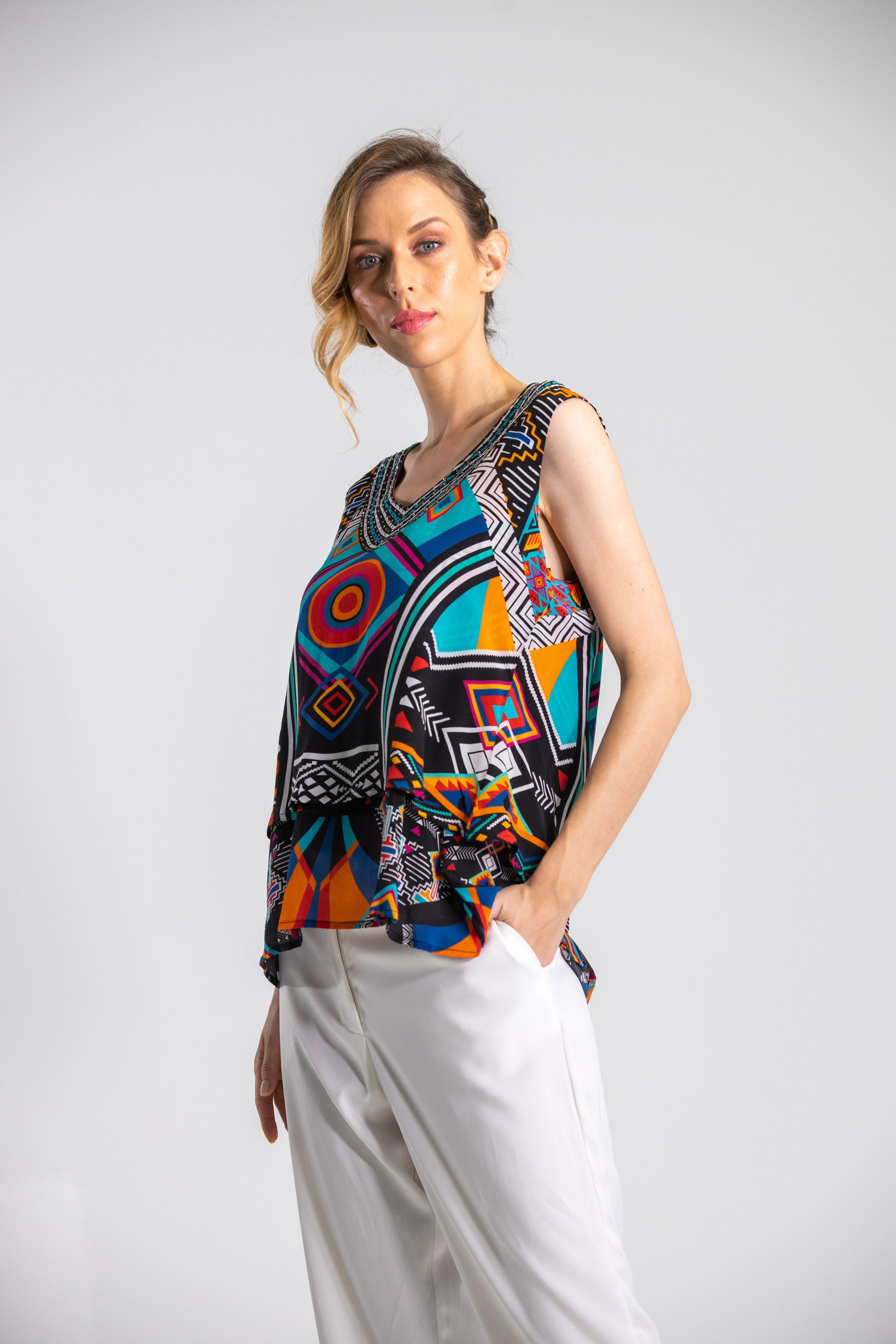 HIMBA AFRICANA - LAYERED TANK TOP