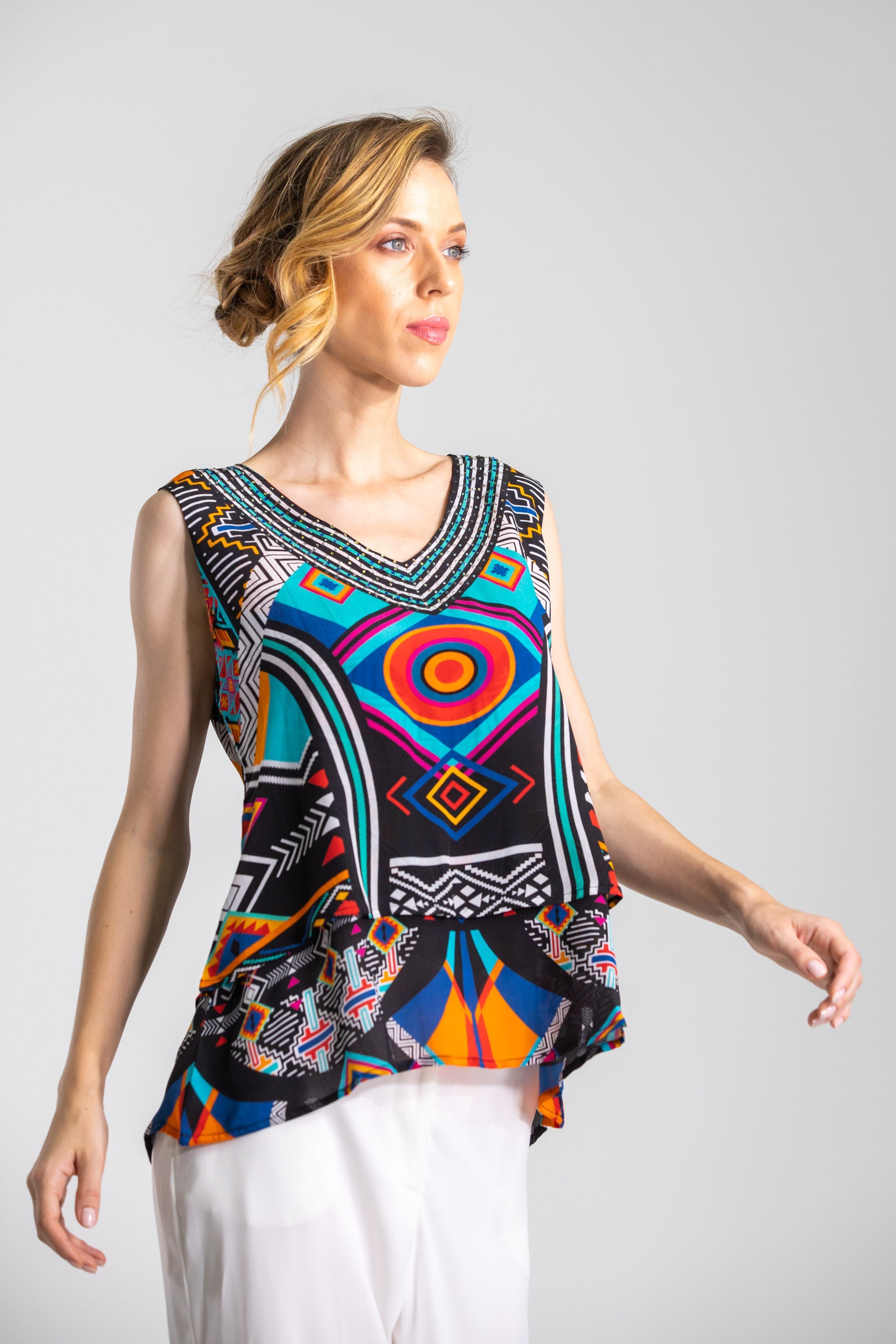 HIMBA AFRICANA - LAYERED TANK TOP