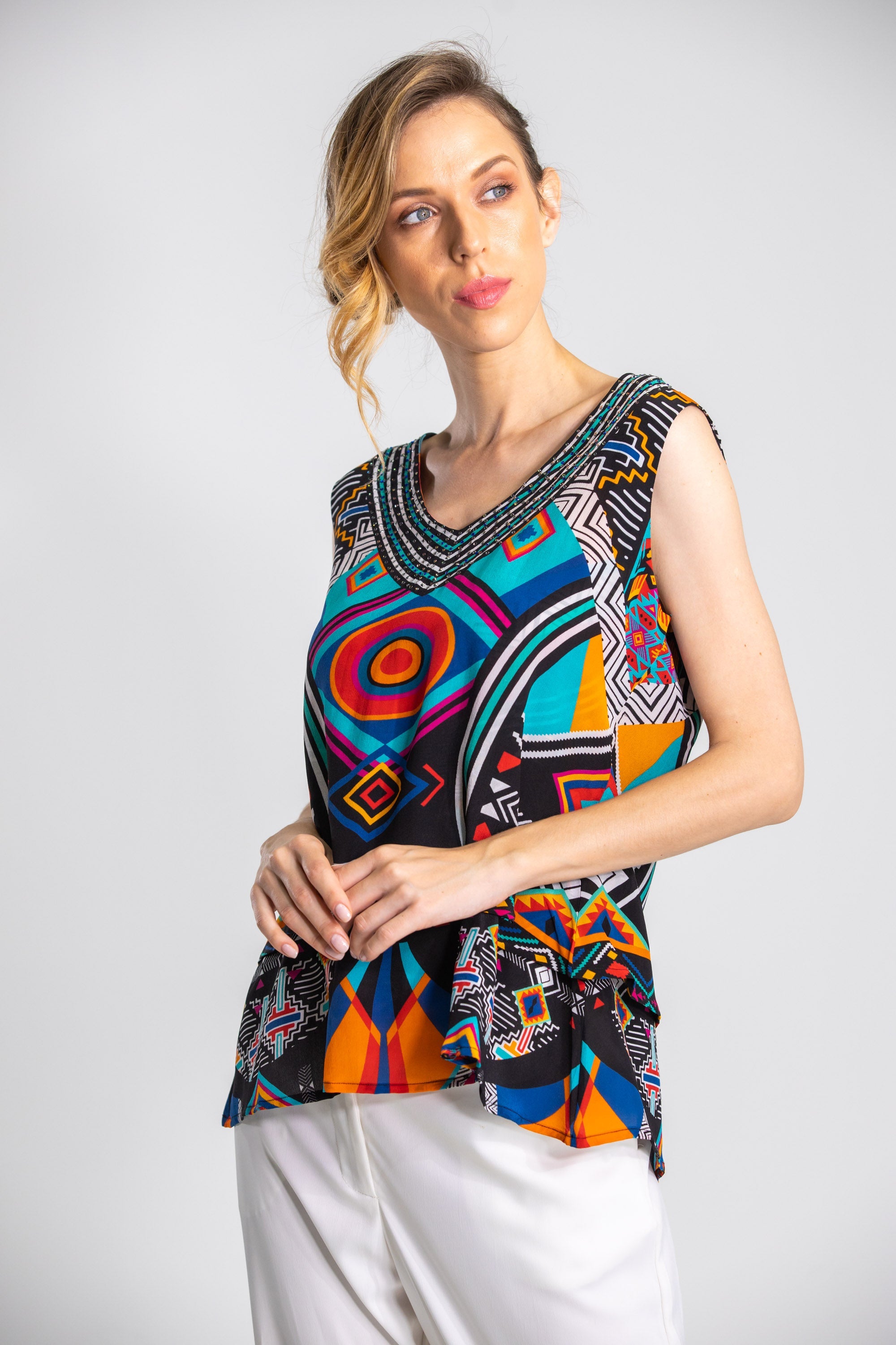 HIMBA AFRICANA - LAYERED TANK TOP