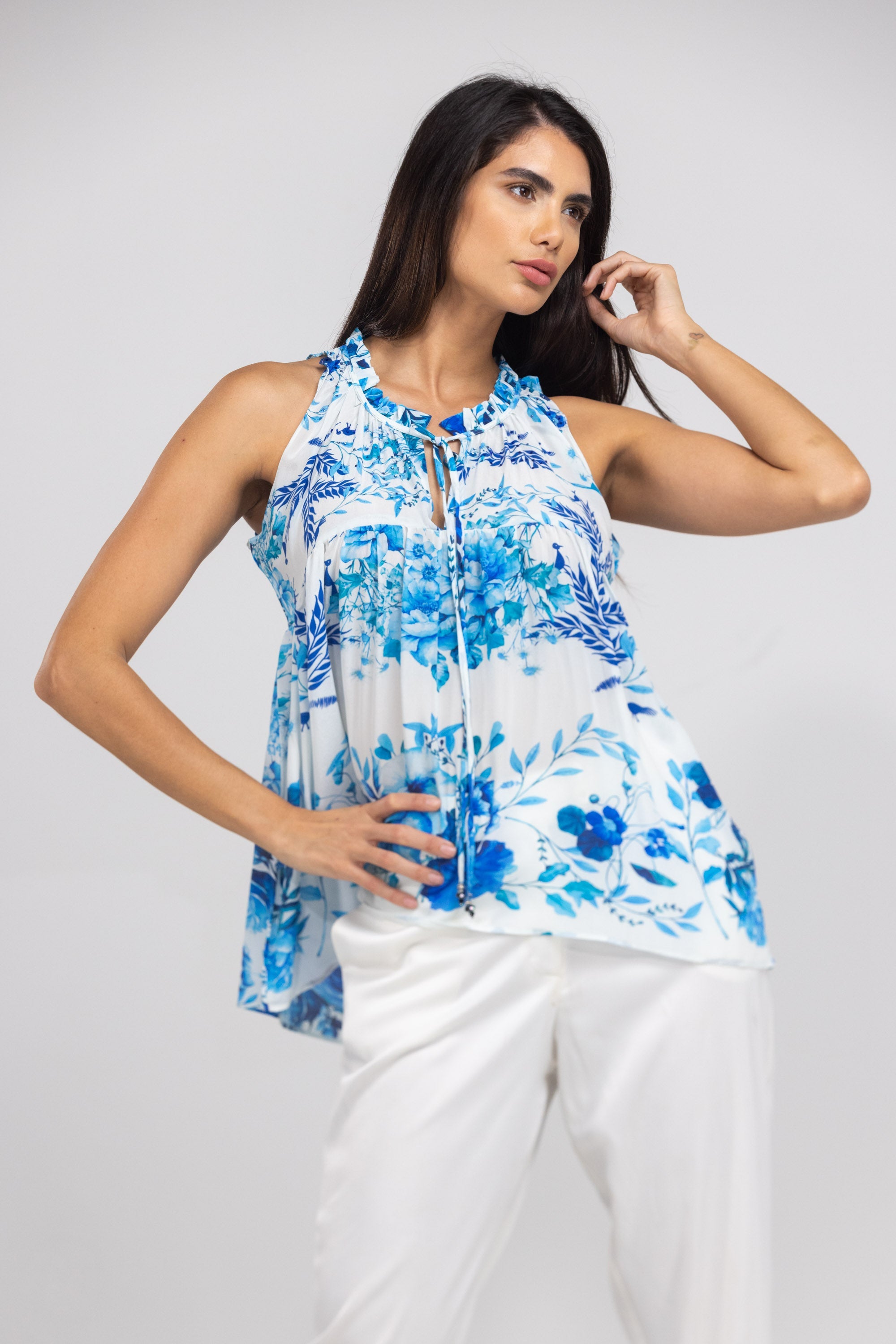 SYDNEY - FRILL ARMHOLE TOP
