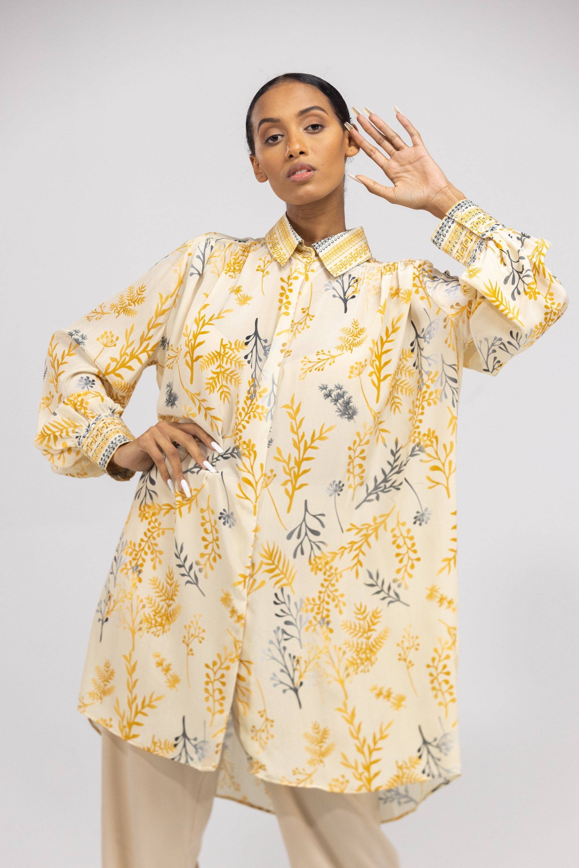 BRISBANE - PUFF SLEEVE DRESS