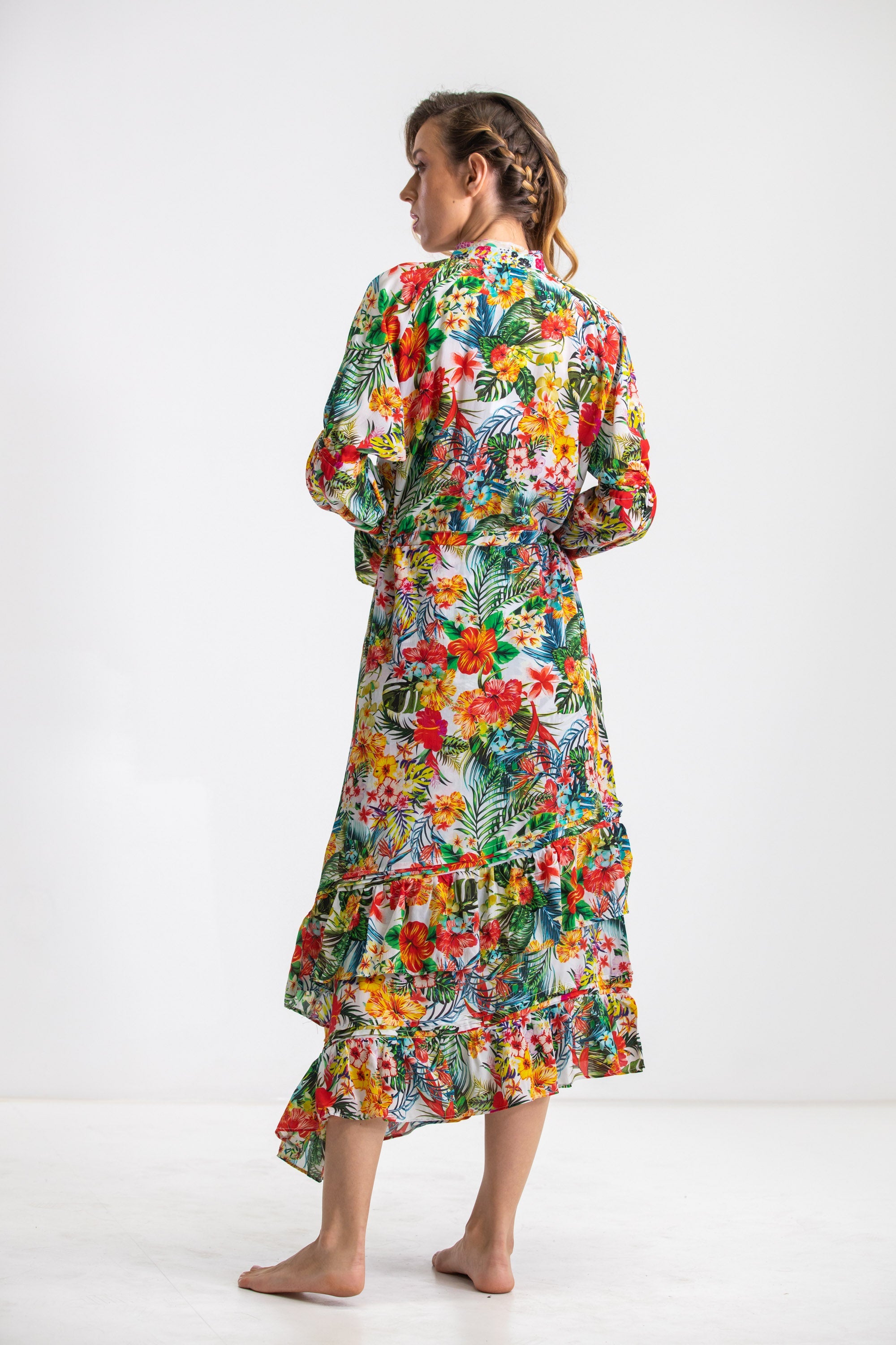 FLORIADE - UNEVEN HEM DRESS