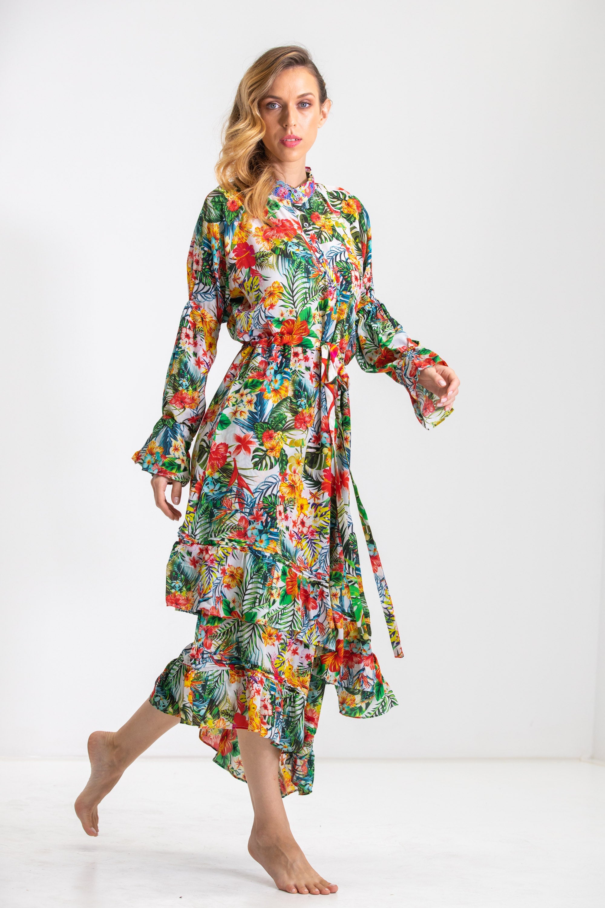 FLORIADE - UNEVEN HEM DRESS