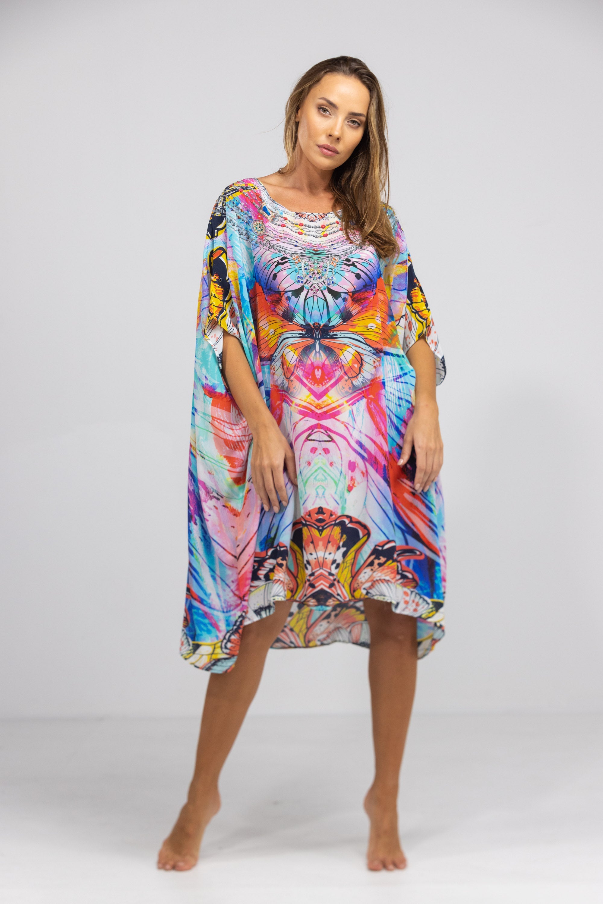 CANBERRA - SHORT BOX KAFTAN