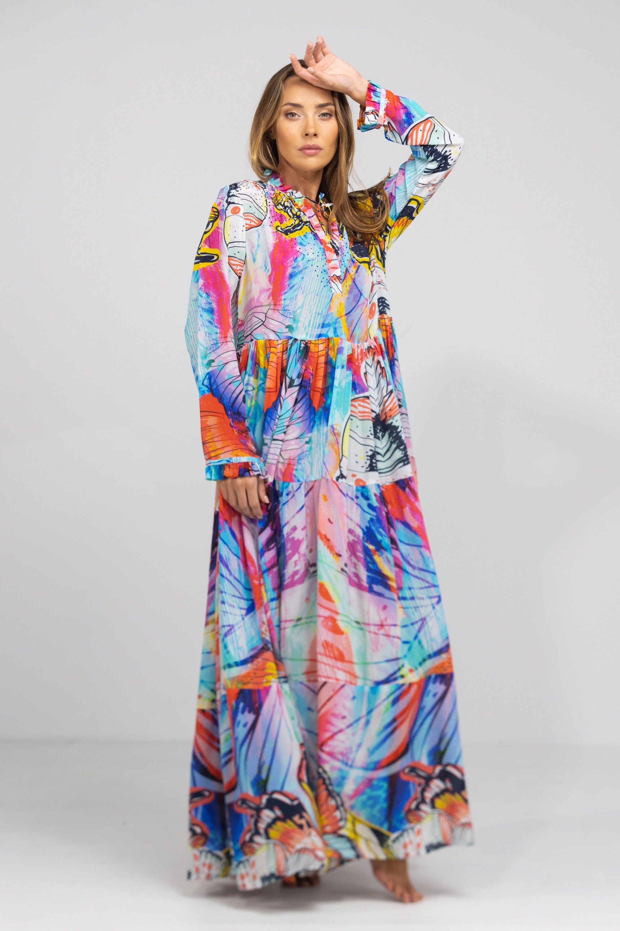 CANBERRA - FRONT PLACKET MAXI DRESS