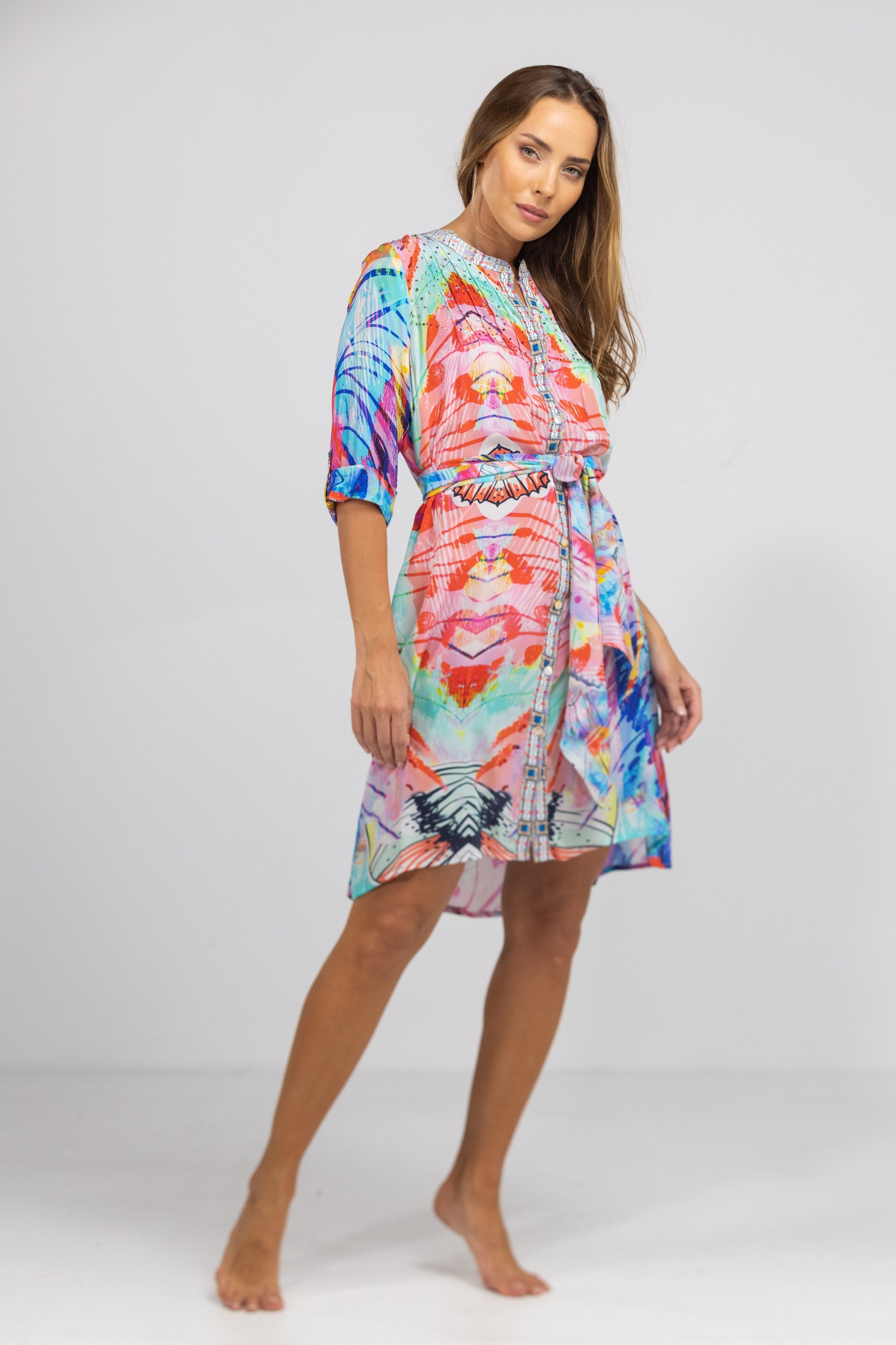 CANBERRA - PINTUCKS DRESS