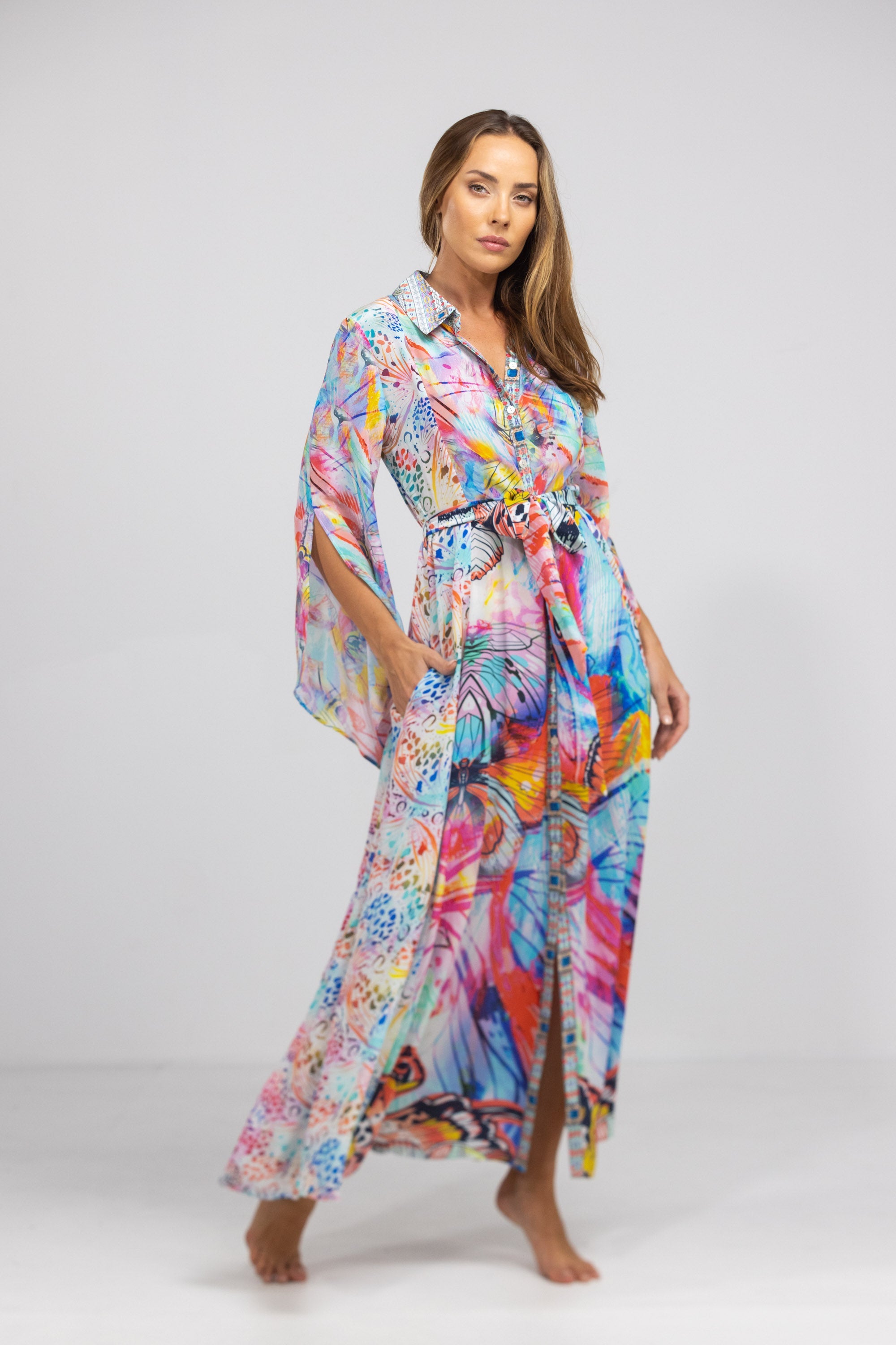 CANBERRA - NEW SLEEVE FREYA DRESS