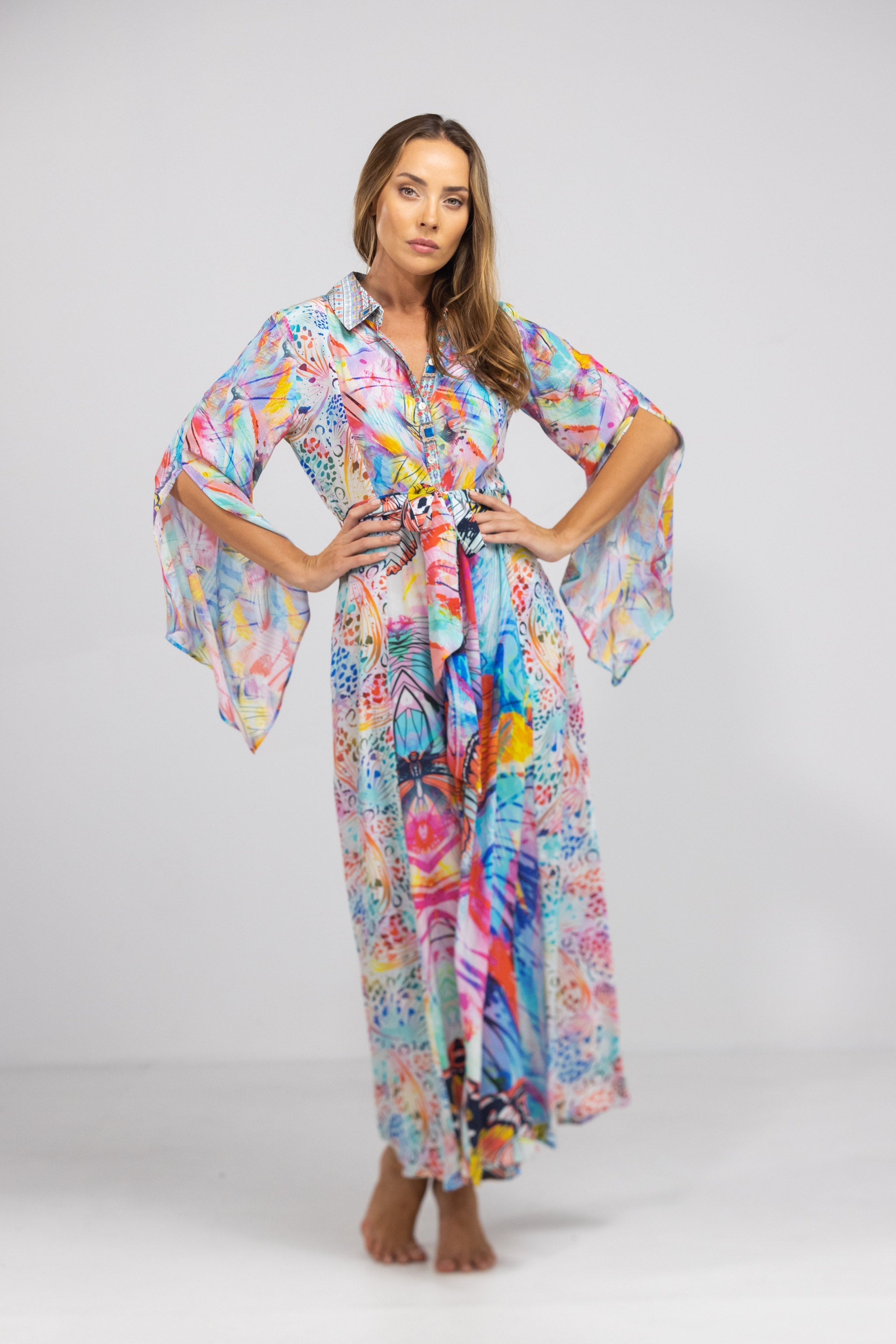 CANBERRA - NEW SLEEVE FREYA DRESS