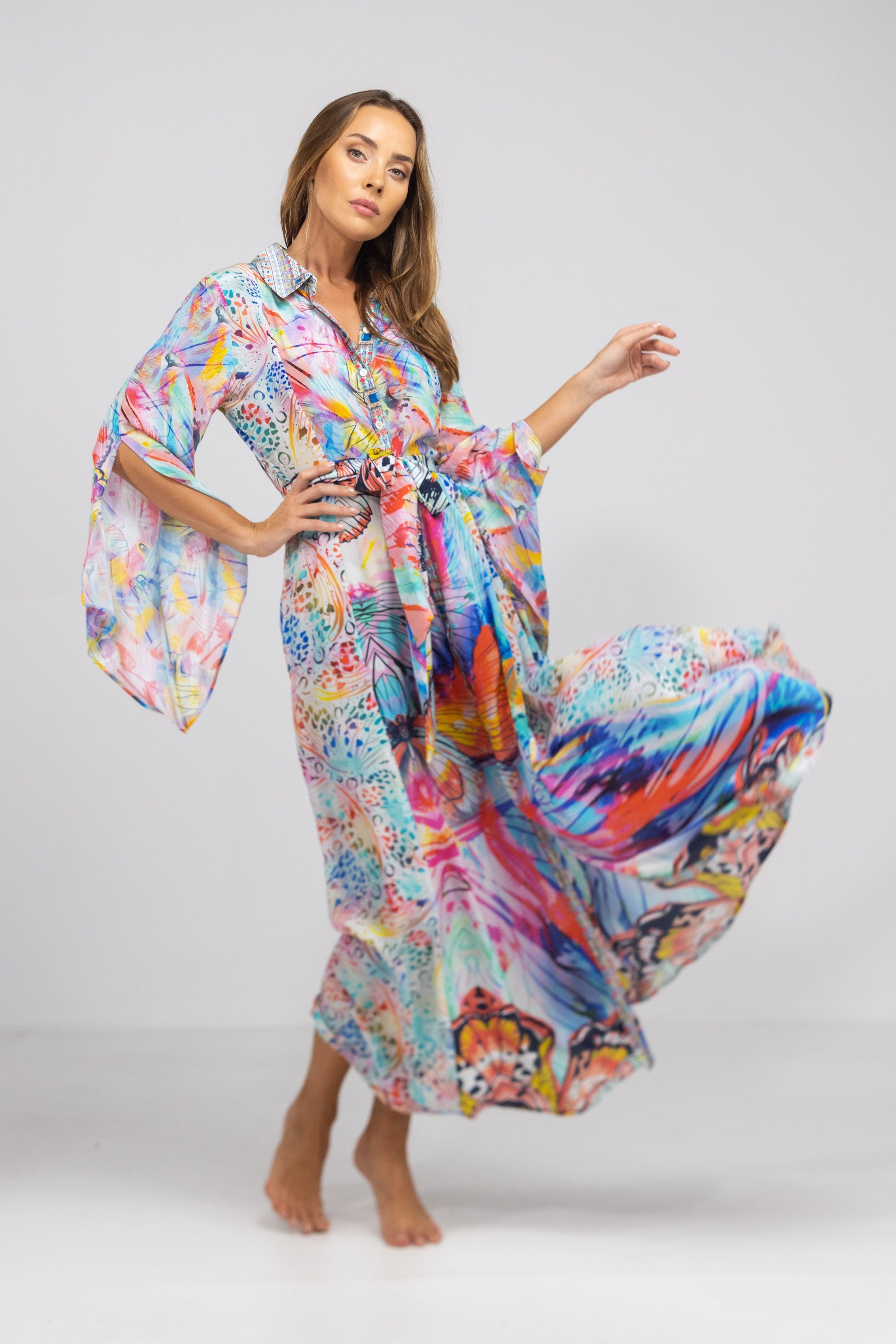 CANBERRA - NEW SLEEVE FREYA DRESS