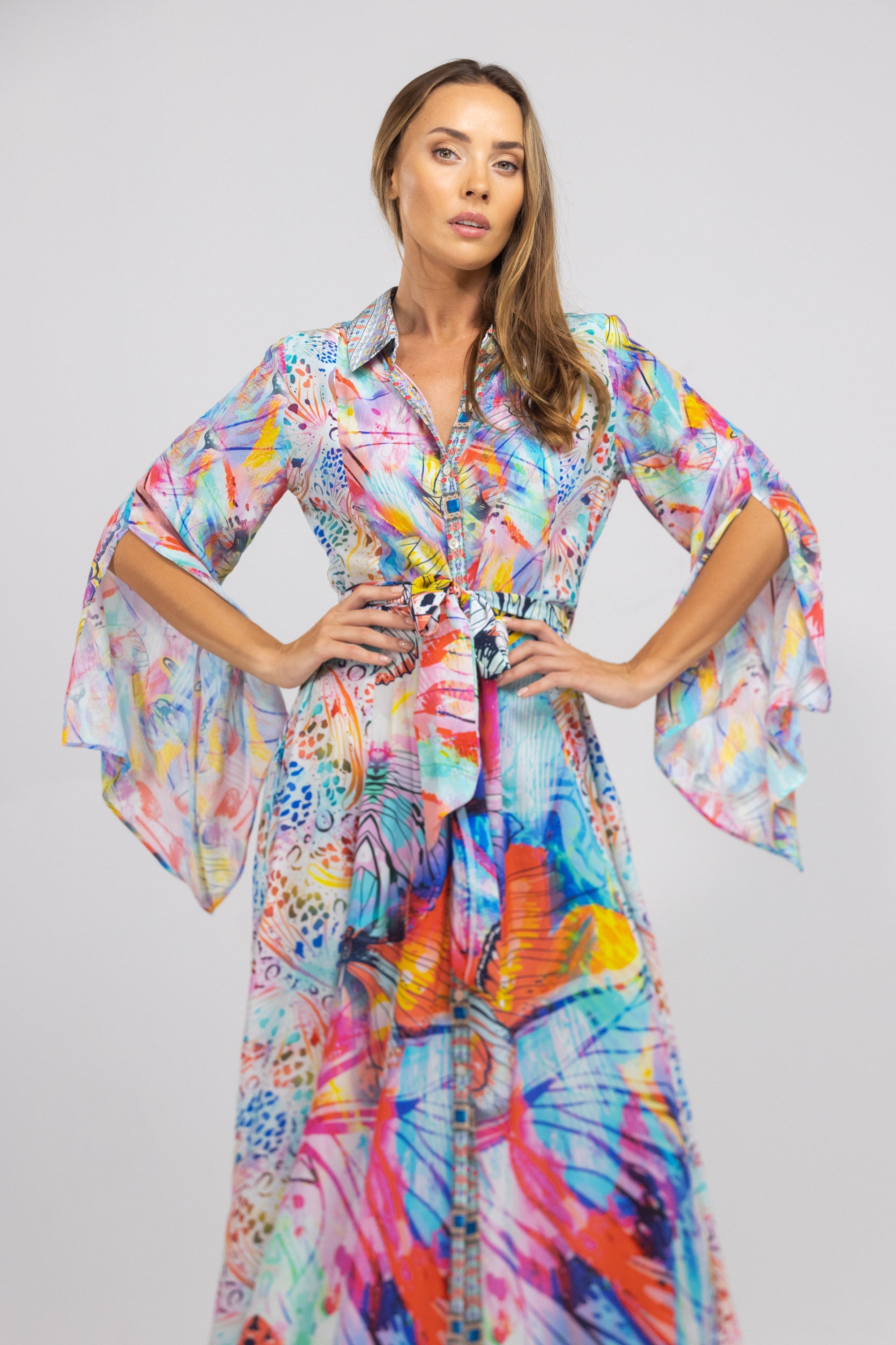 CANBERRA - NEW SLEEVE FREYA DRESS
