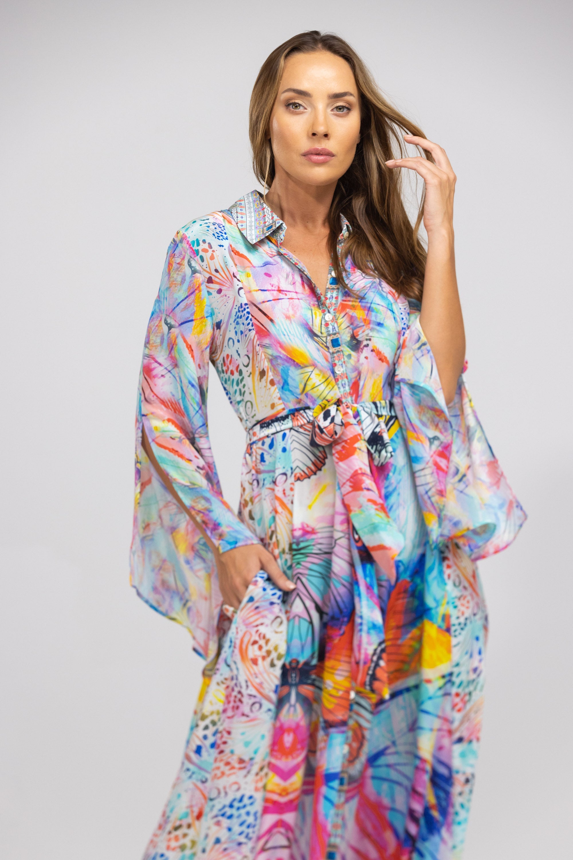 CANBERRA - NEW SLEEVE FREYA DRESS