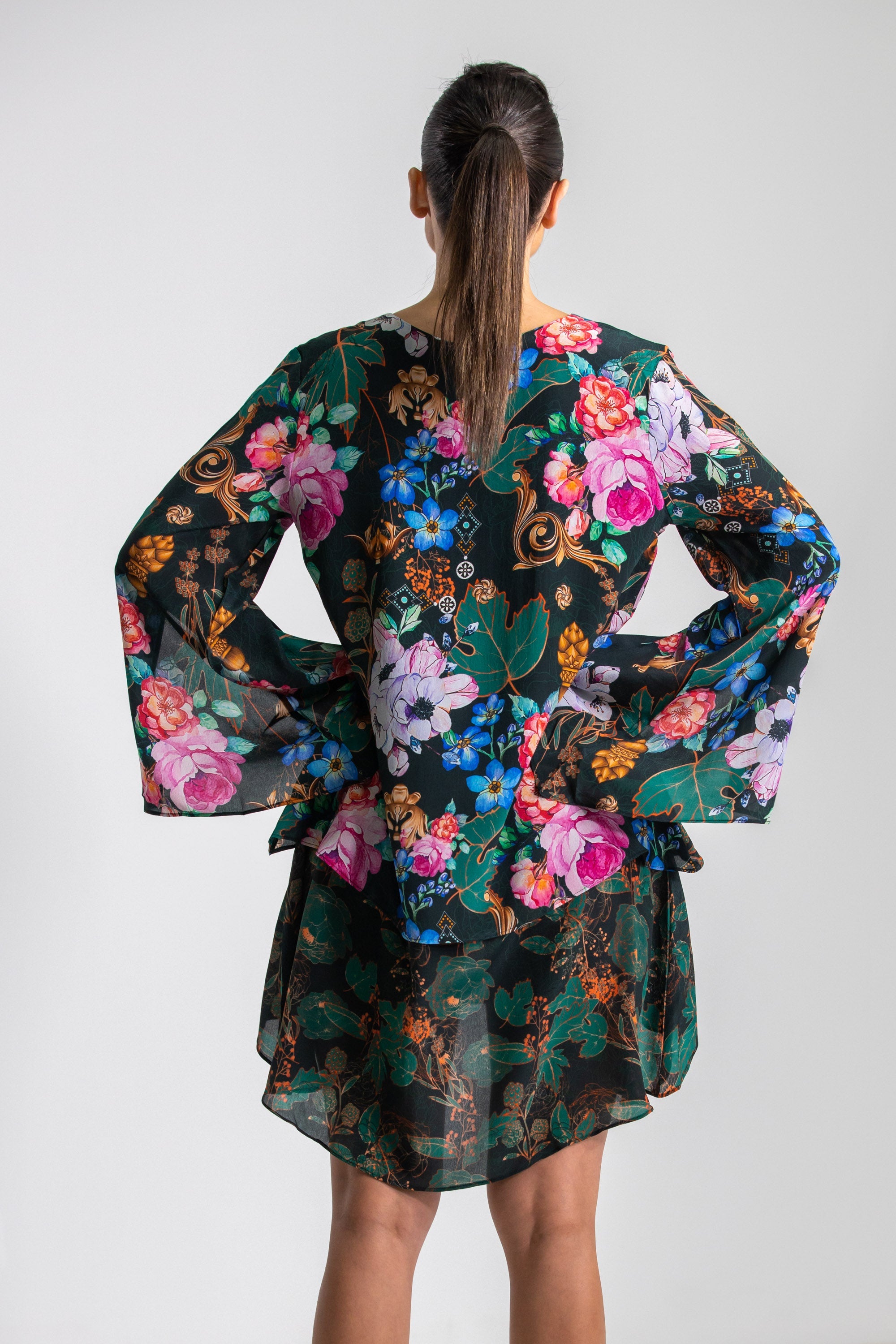 MIRAMARE GARDEN - LAYERED DRESS