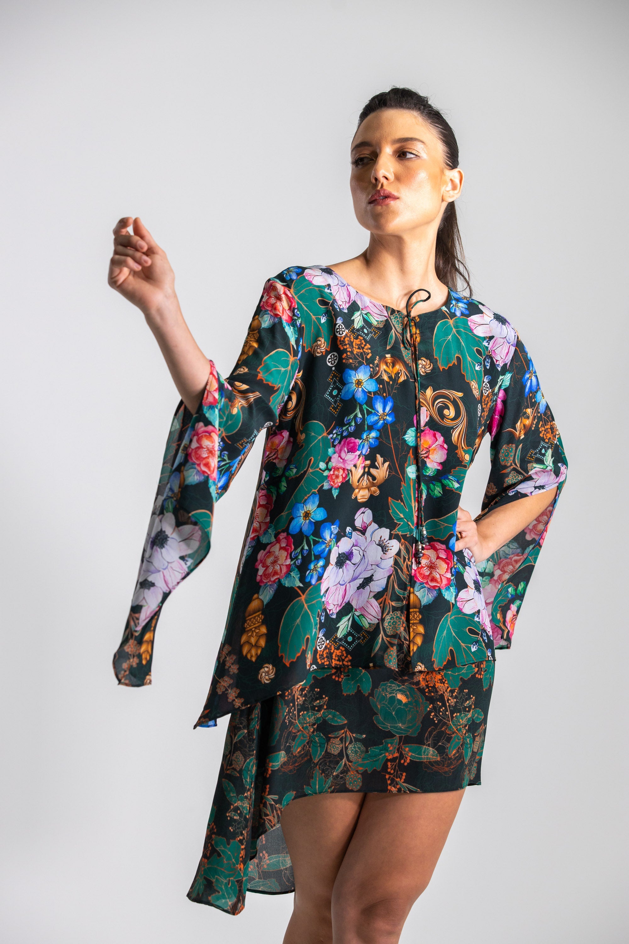 MIRAMARE GARDEN - LAYERED DRESS