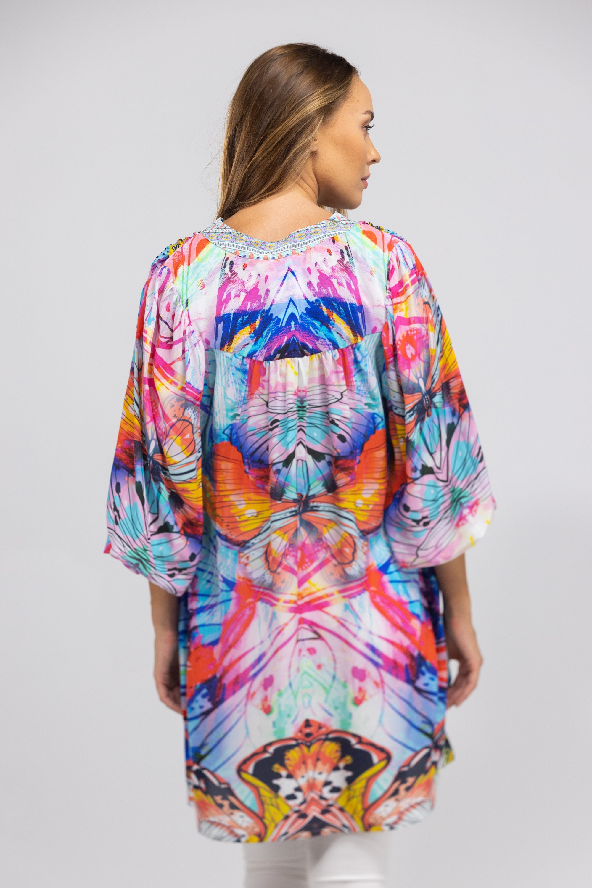 CANBERRA - V NECK DRESS