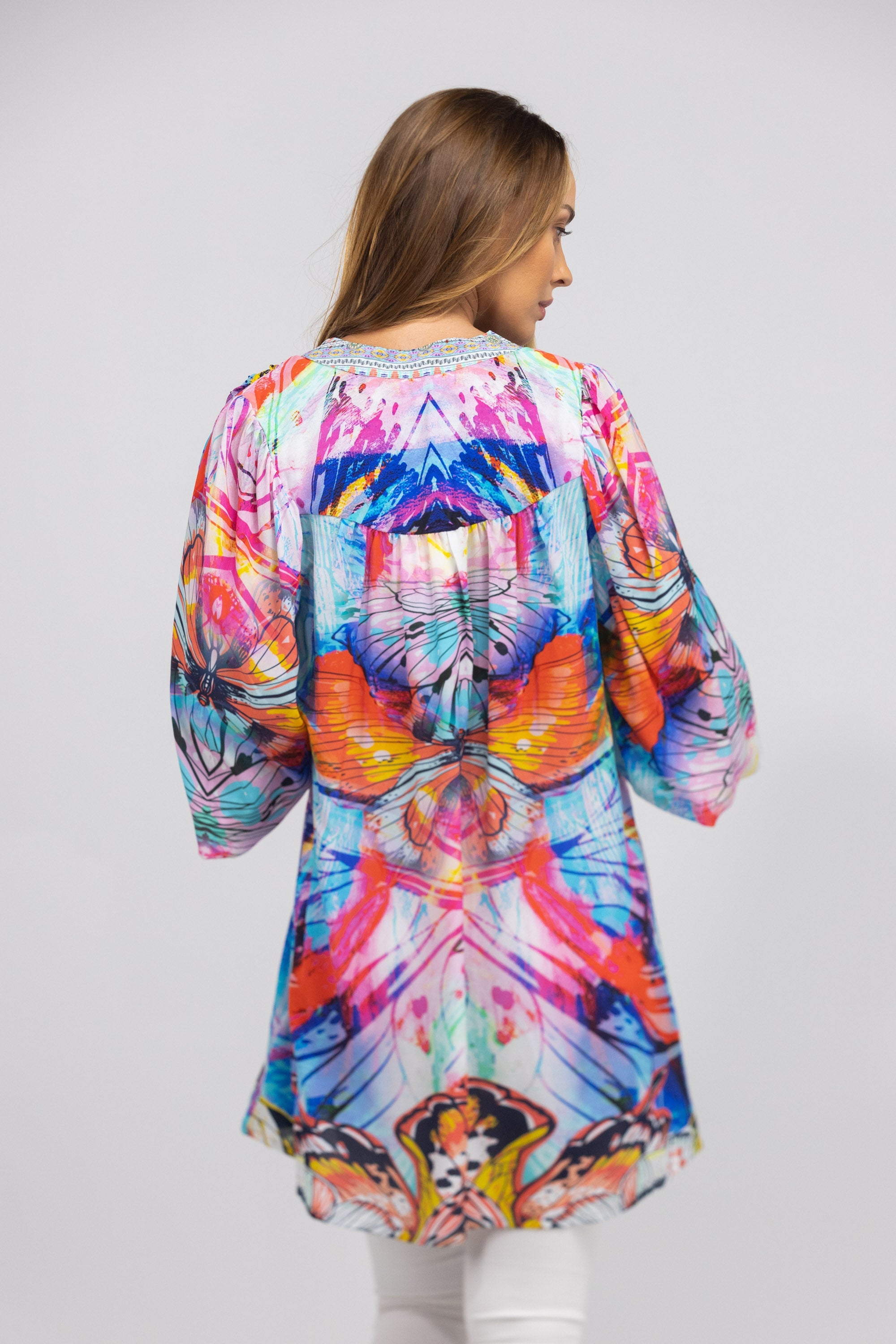 CANBERRA - V NECK DRESS