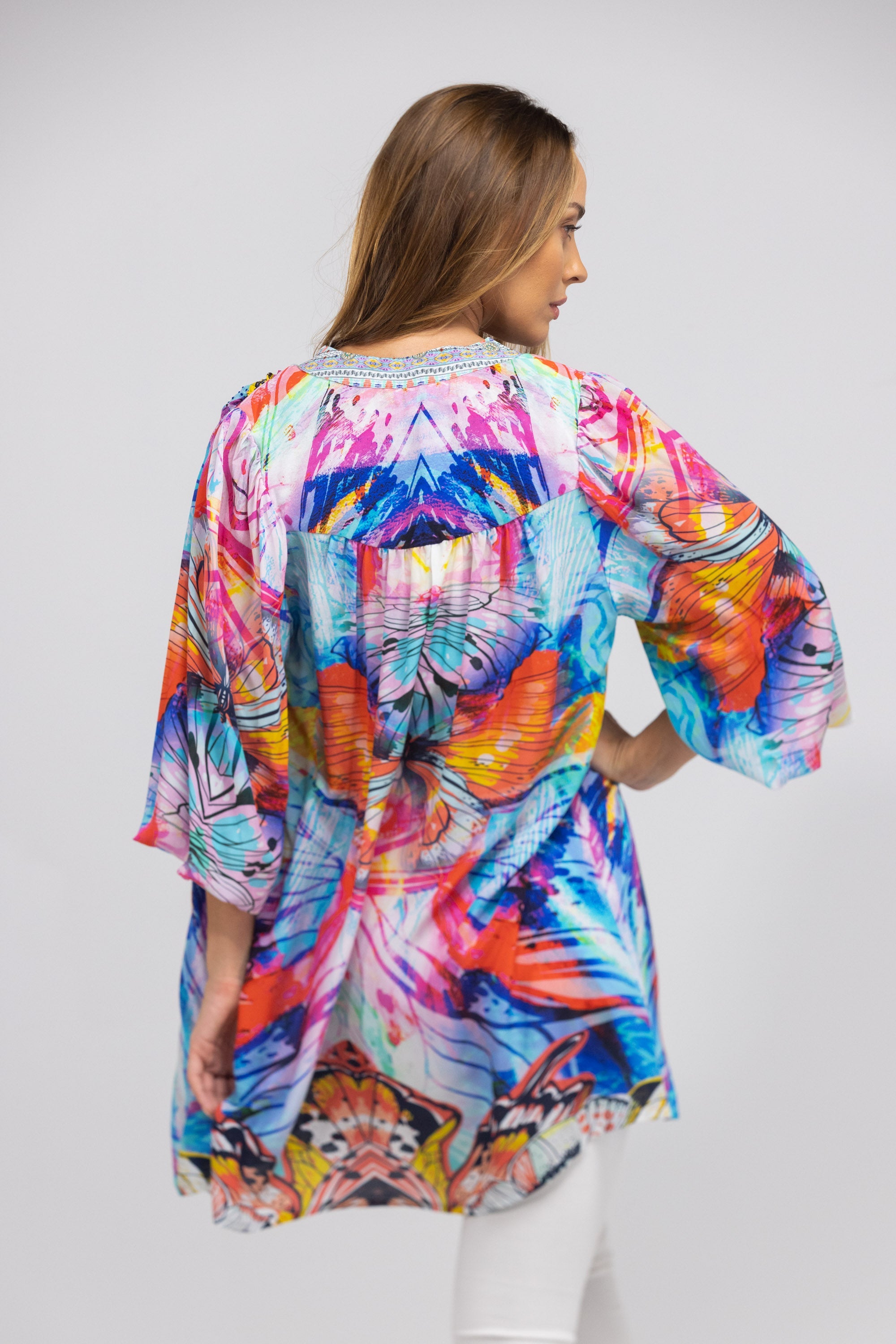 CANBERRA - V NECK DRESS