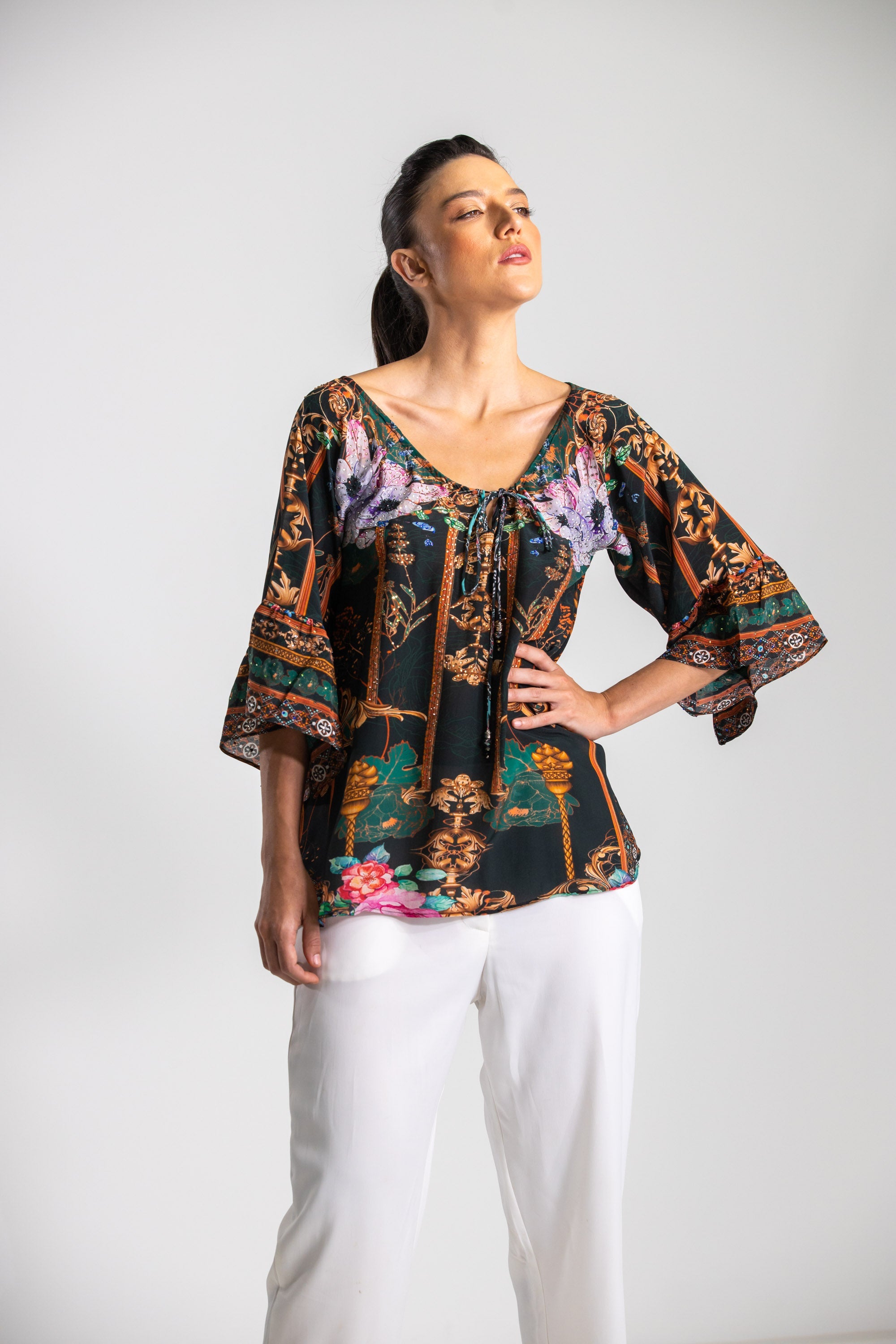 MIRAMARE GARDEN - BOHO TOP