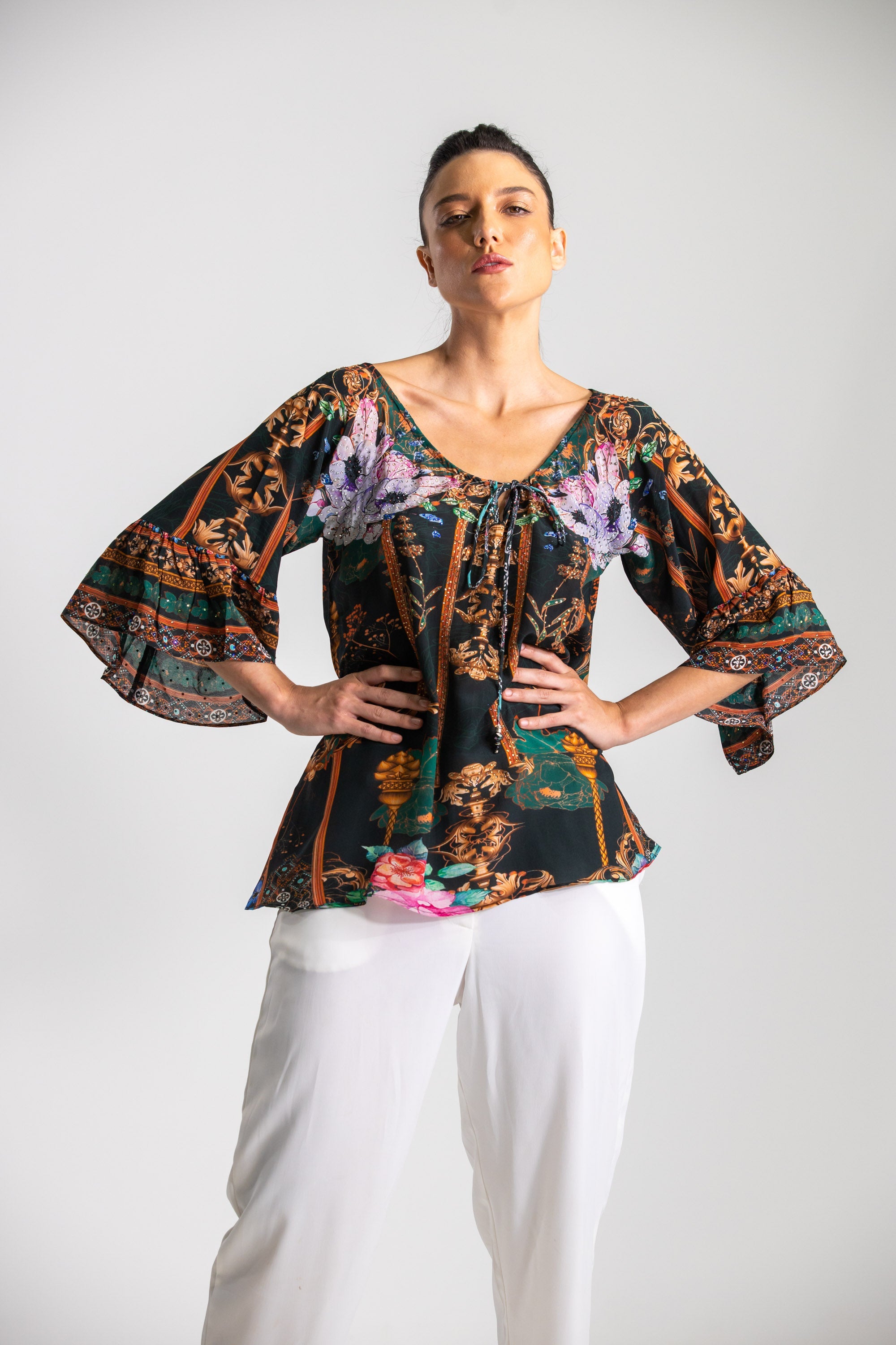 MIRAMARE GARDEN - BOHO TOP