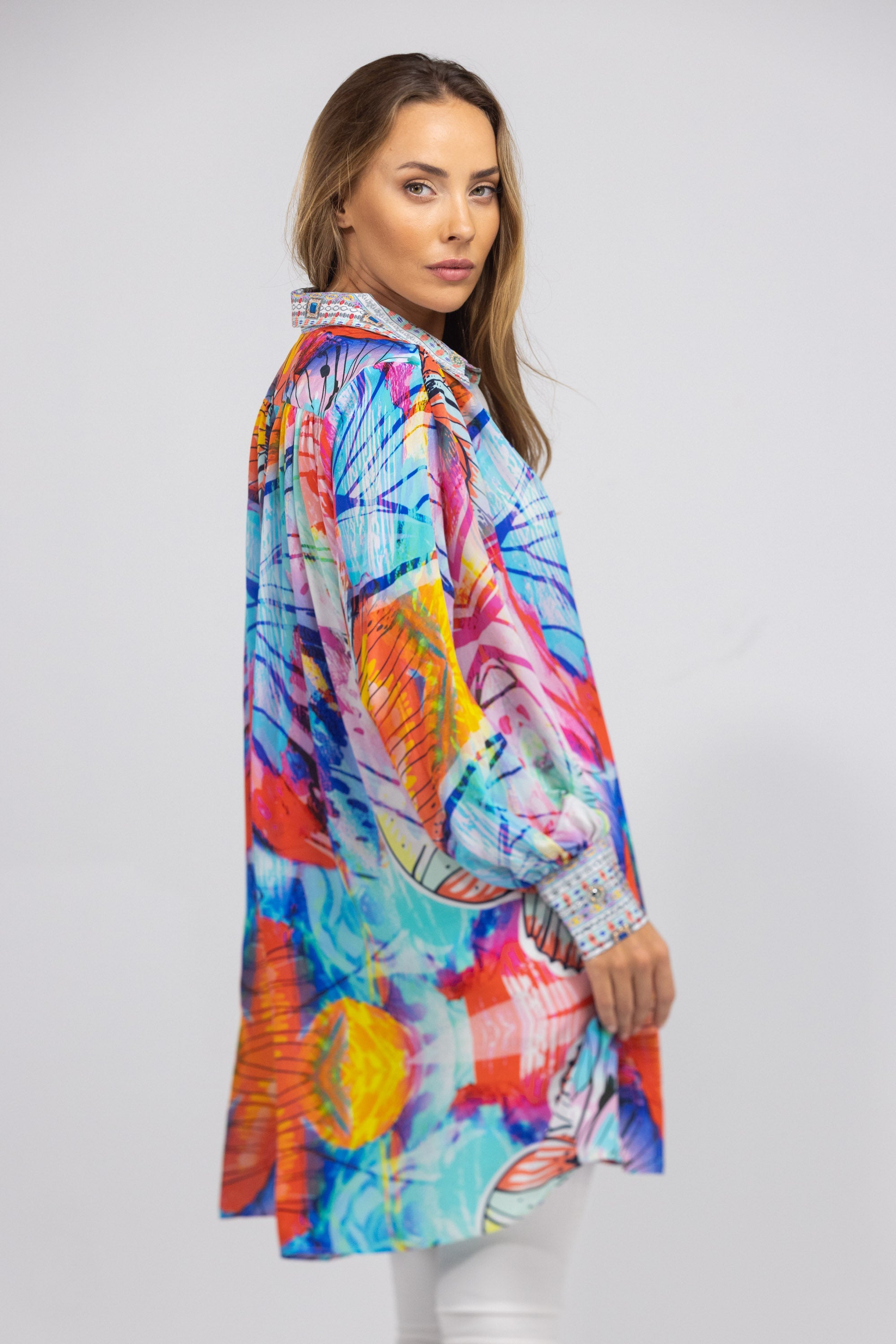 CANBERRA - PUFF SLEEVE DRESS